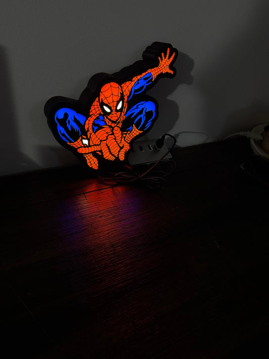 Spider-Man - USB Powered Light Up Sign!