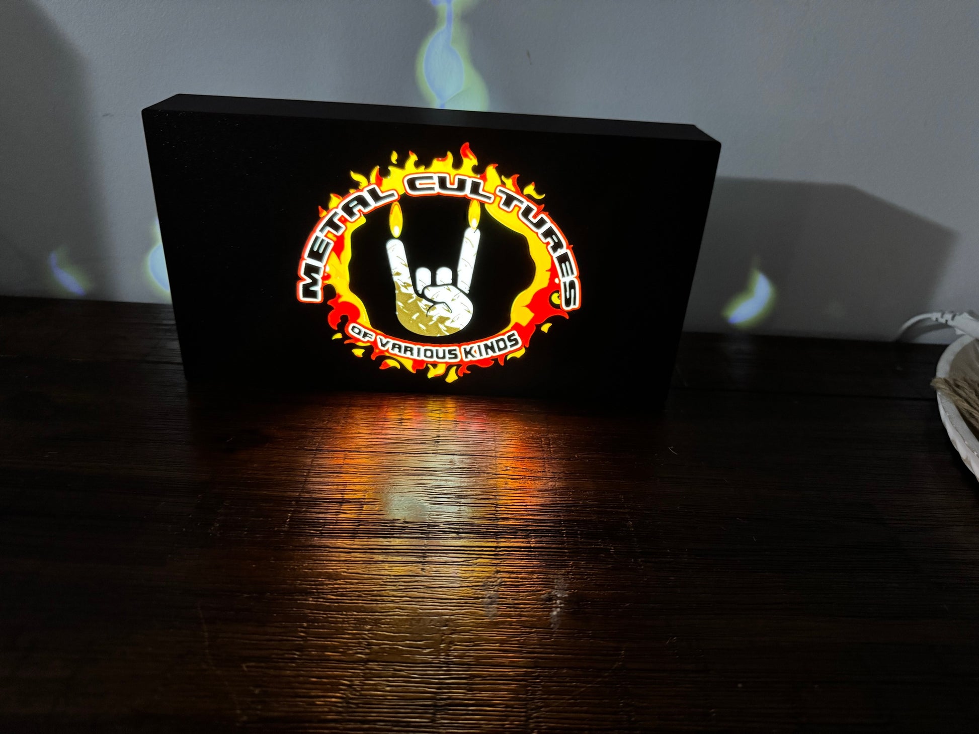 Metal Cultures - of various kinds - Light Up Artwork / Wall Art / Sign