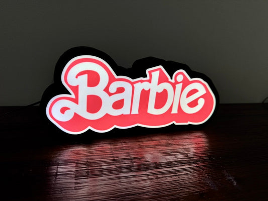 Barbie Light Up Sign: New - USB powered- Great For A Bedroom Or Playroom!