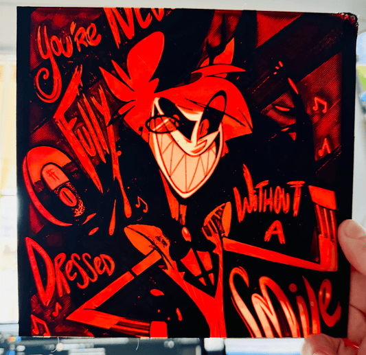 Hazbin Hotel: Alastor - You're never fully dressed without a Smile! Illuminated Artwork