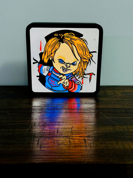 "Good Guy" Chucky - Light Up Sign / Night Light - USB Powered