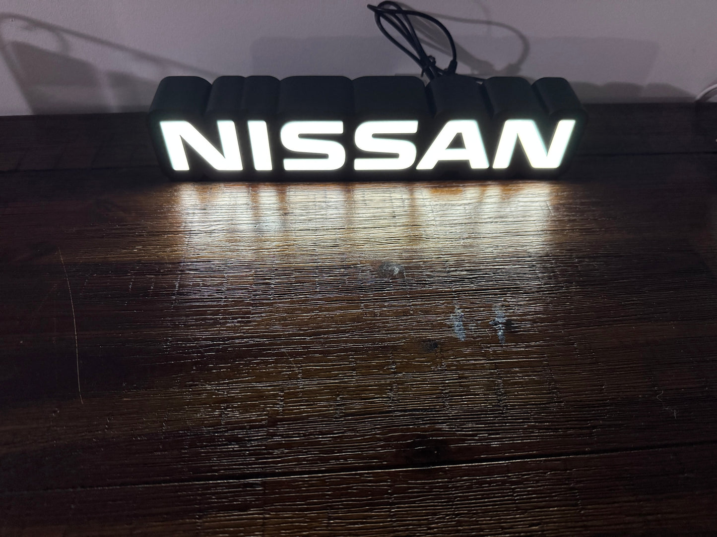 Nissan Logo - Light up sign - USB Powered