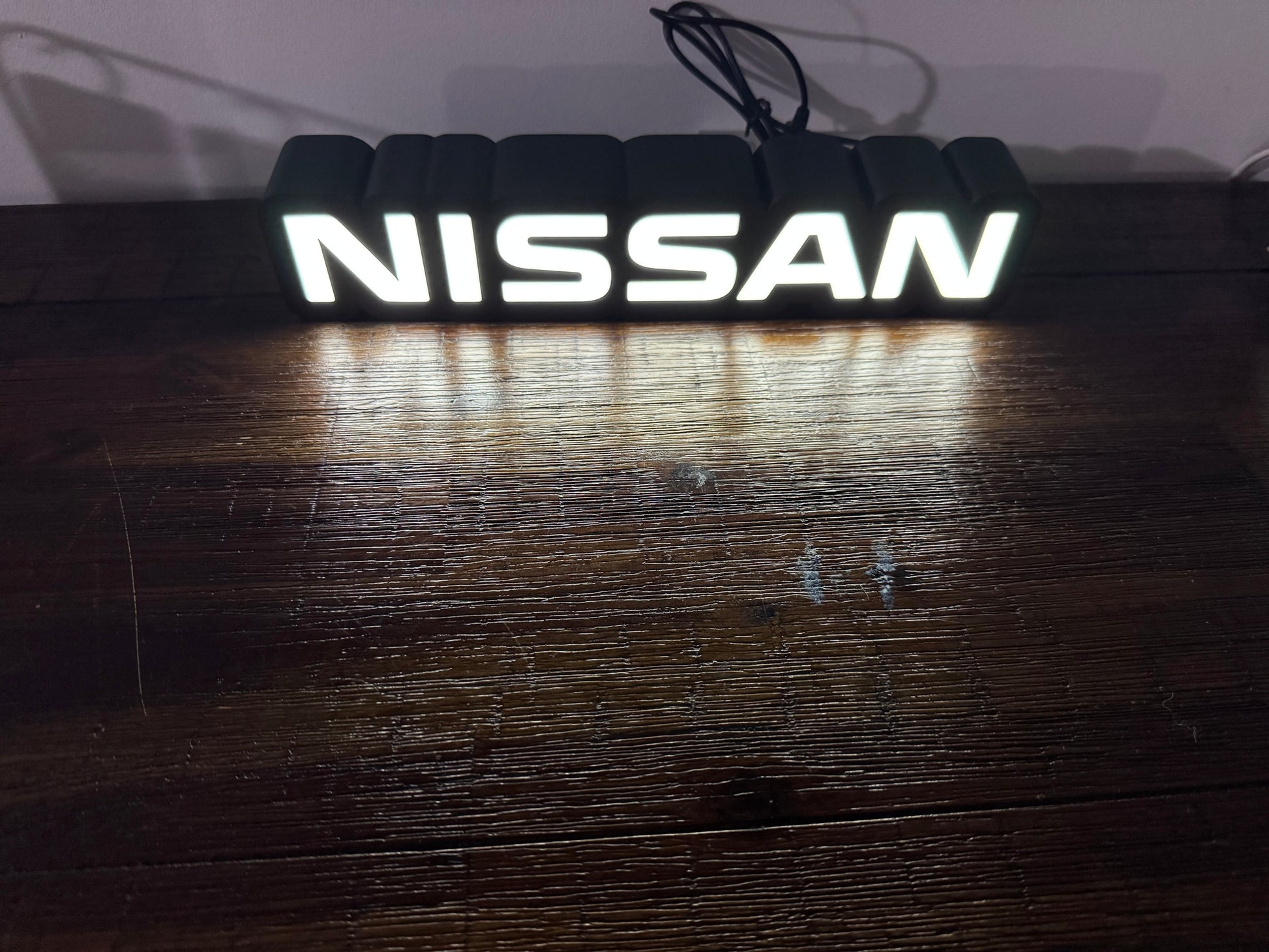 Nissan Logo - Light up sign - USB Powered