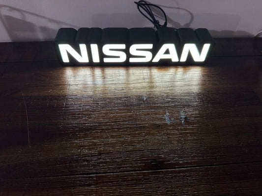 Nissan Logo - Light up sign - USB Powered