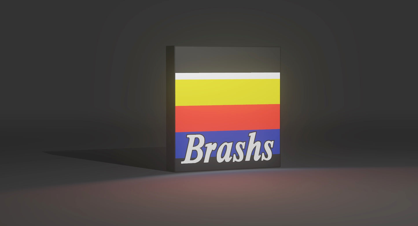 Brashs Illuminated LED Sign, USB-Powered LED night light