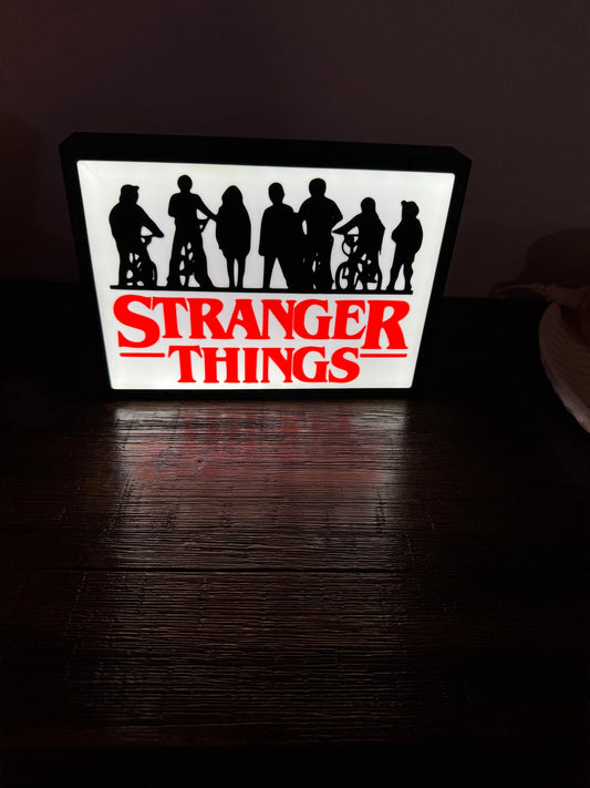 Bright White Stranger Things - Light Up Sign - USB Powered - Unique Wall Art/Nightlight