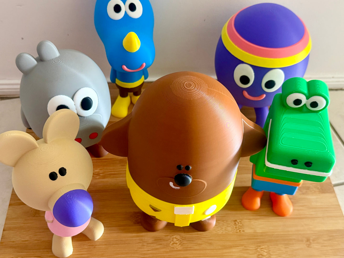 Hey Duggee Character Figurine Set – 6 Unique Collectables