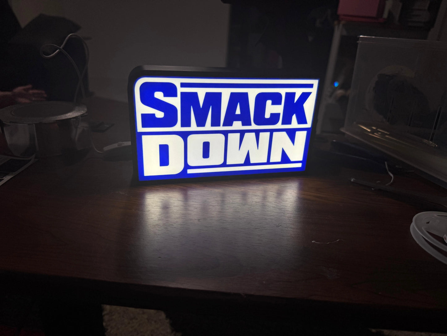 WWE RAW / NXT / Smack Down Light Up Signs - USB Powered - Michael's 3D World