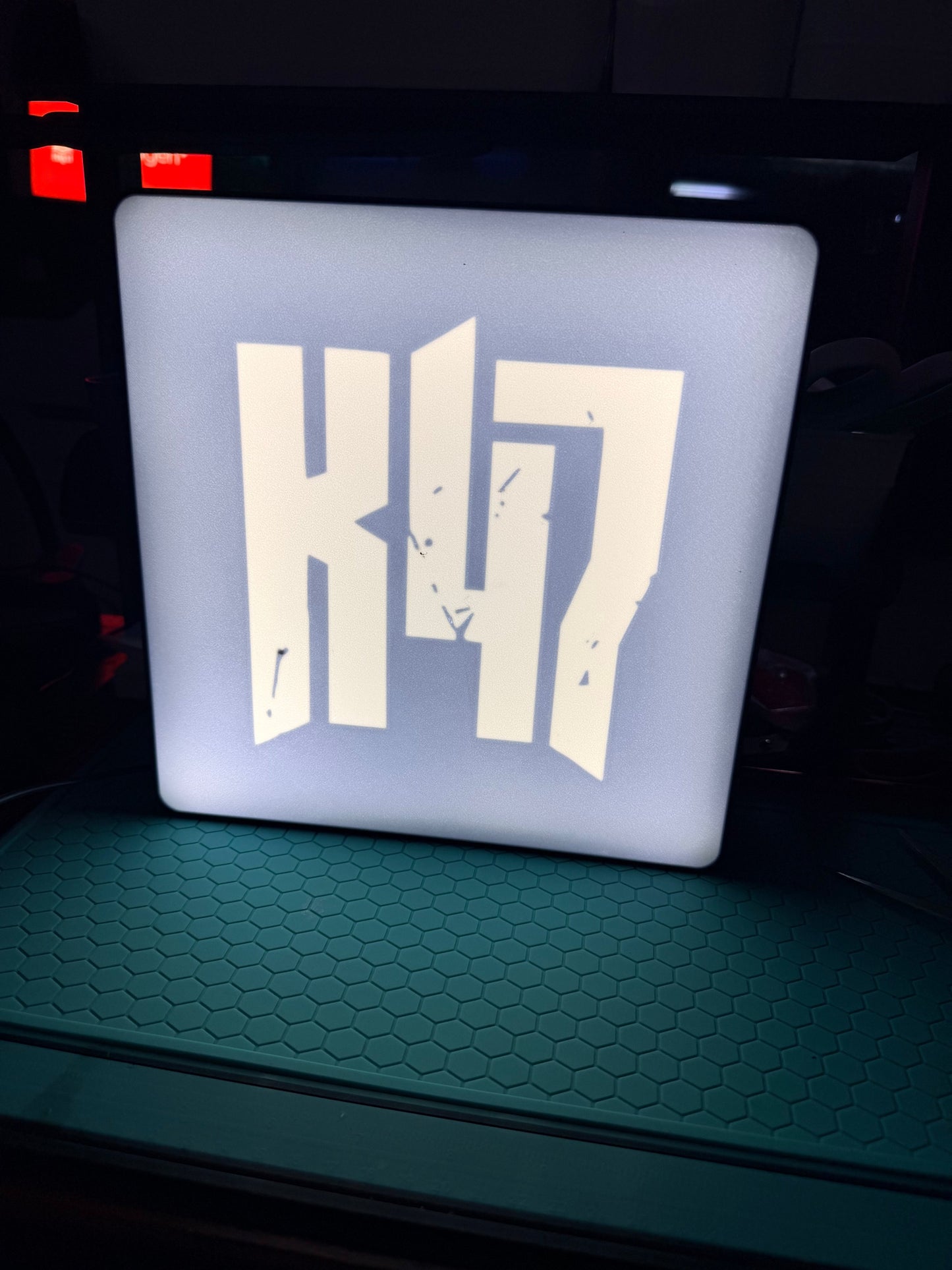 Konflikt 47 K47 Logo Nightlight, LED - USB powered With Wall Or Desk Mount