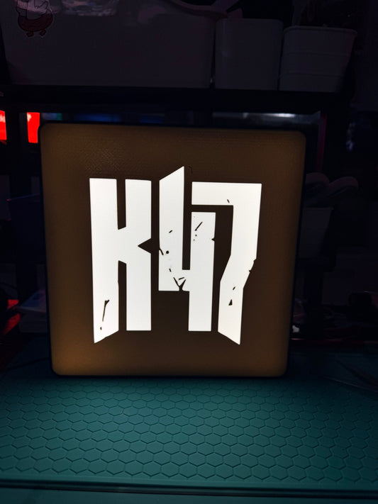 Konflikt 47 K47 Logo Nightlight, LED - USB powered With Wall Or Desk Mount