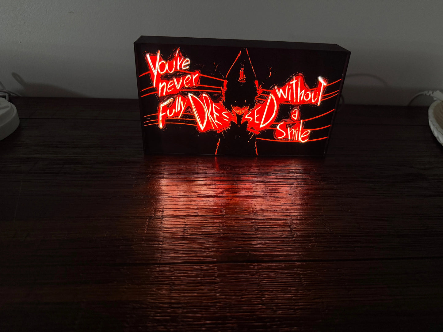 Hazbin Hotel: Alastor - You're never fully dressed without a Smile! Illuminated Artwork