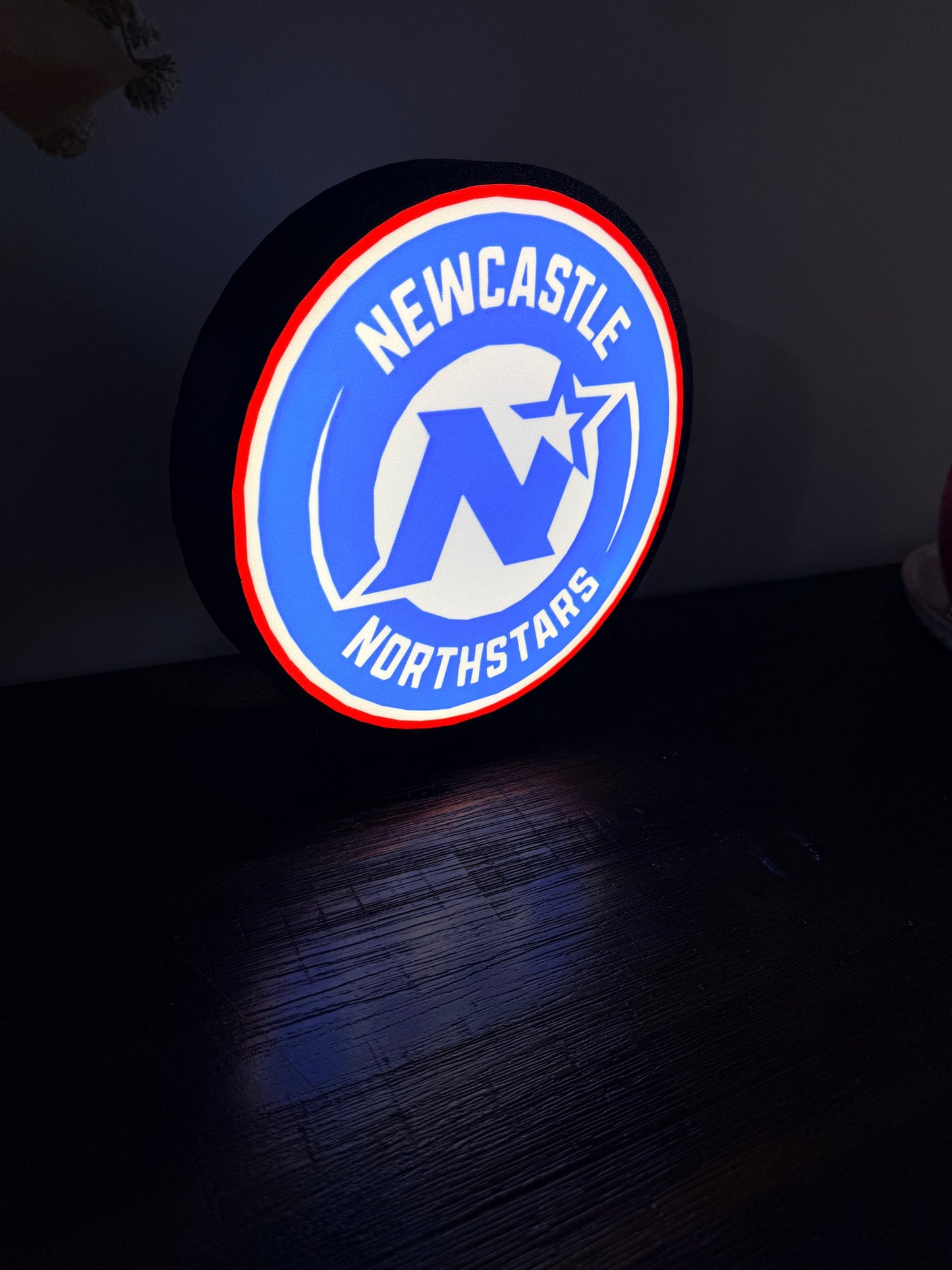 Newcastle Northstar's - Hockey Team LED Light up logo/Sign