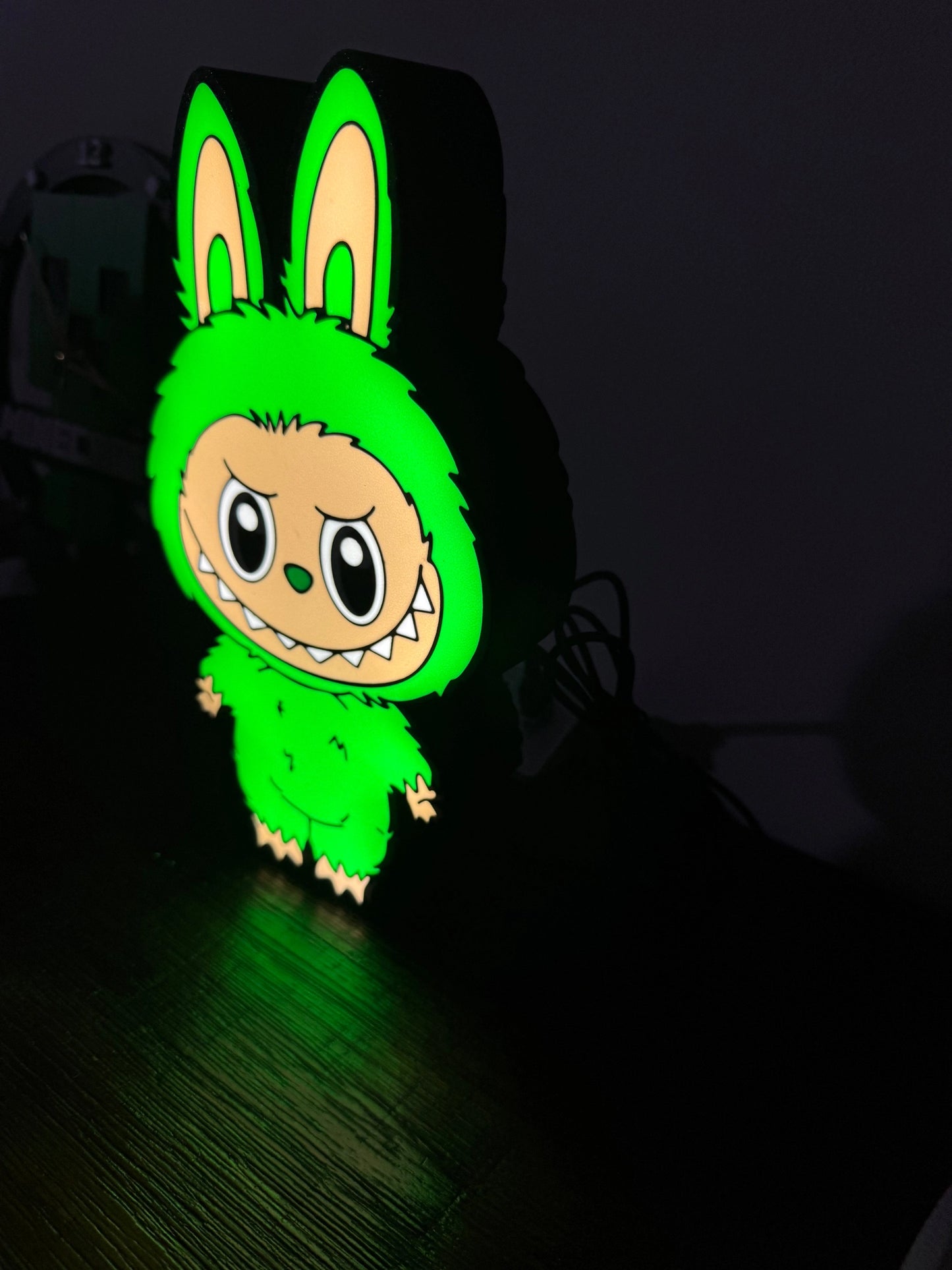 Bright Lit - Labubu Doll Illiuminated LED night light / LED Light up wall art / Sign