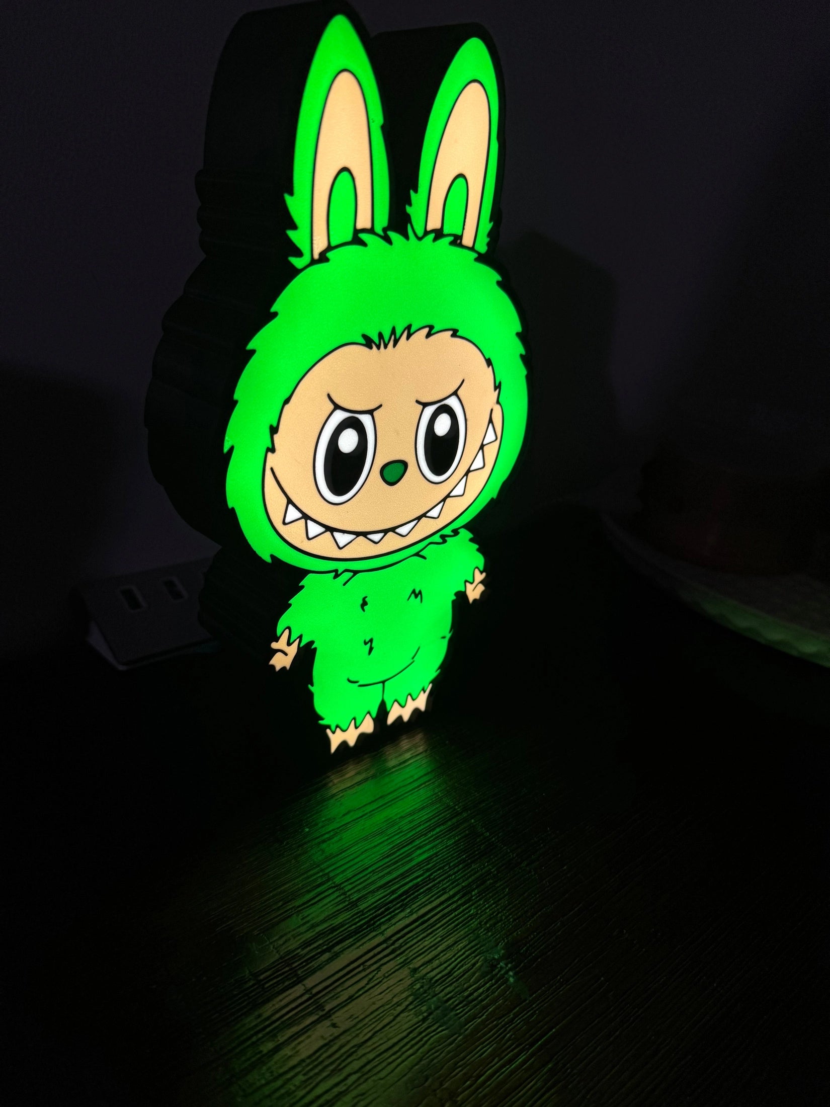 Bright Lit - Labubu Doll Illiuminated LED night light / LED Light up wall art / Sign
