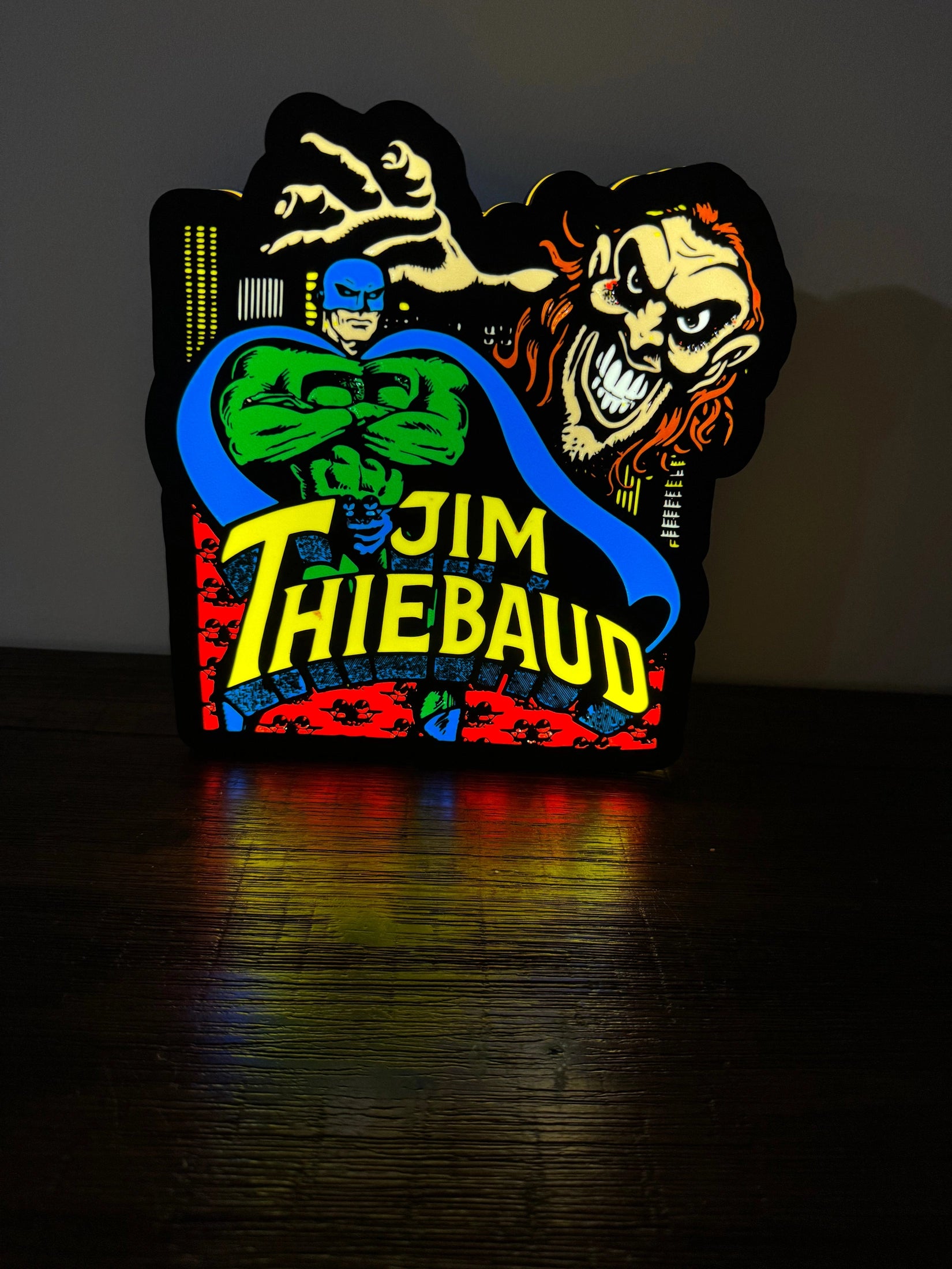 Jim Thiebaud - Skate Artwork - LED Light up artwork / Wall Art / Sign