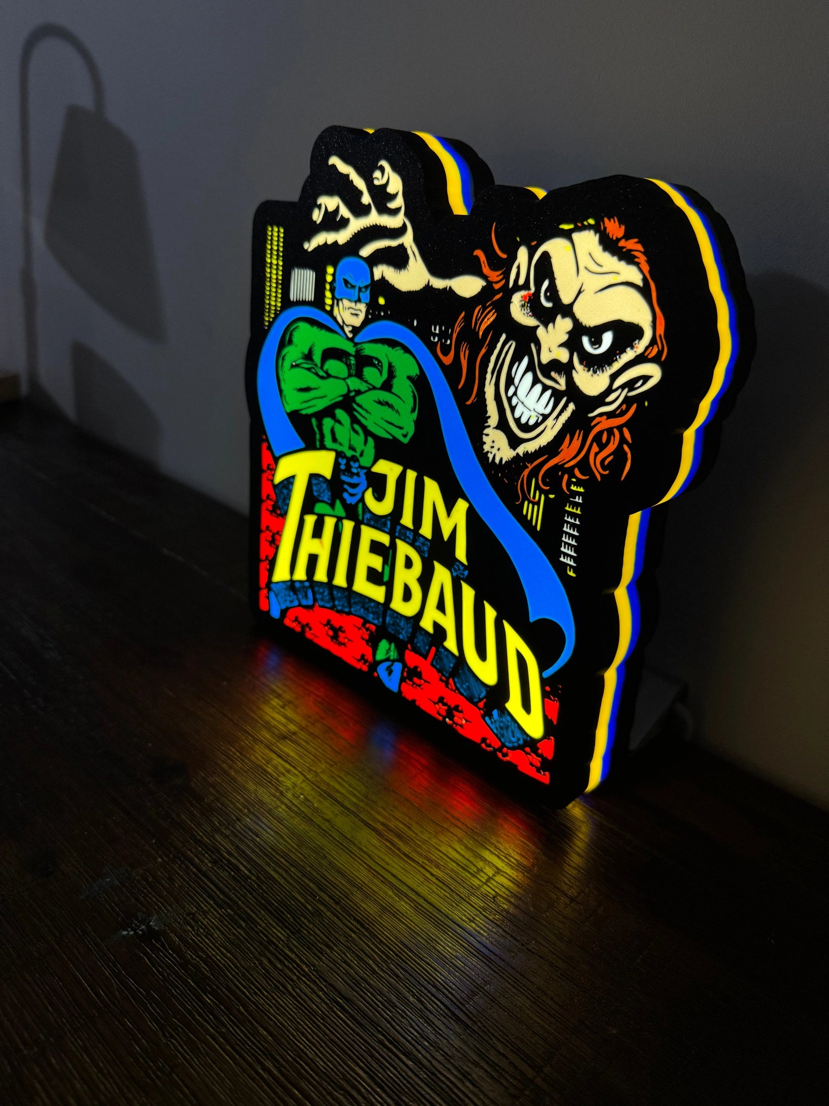 Jim Thiebaud - Skate Artwork - LED Light up artwork / Wall Art / Sign