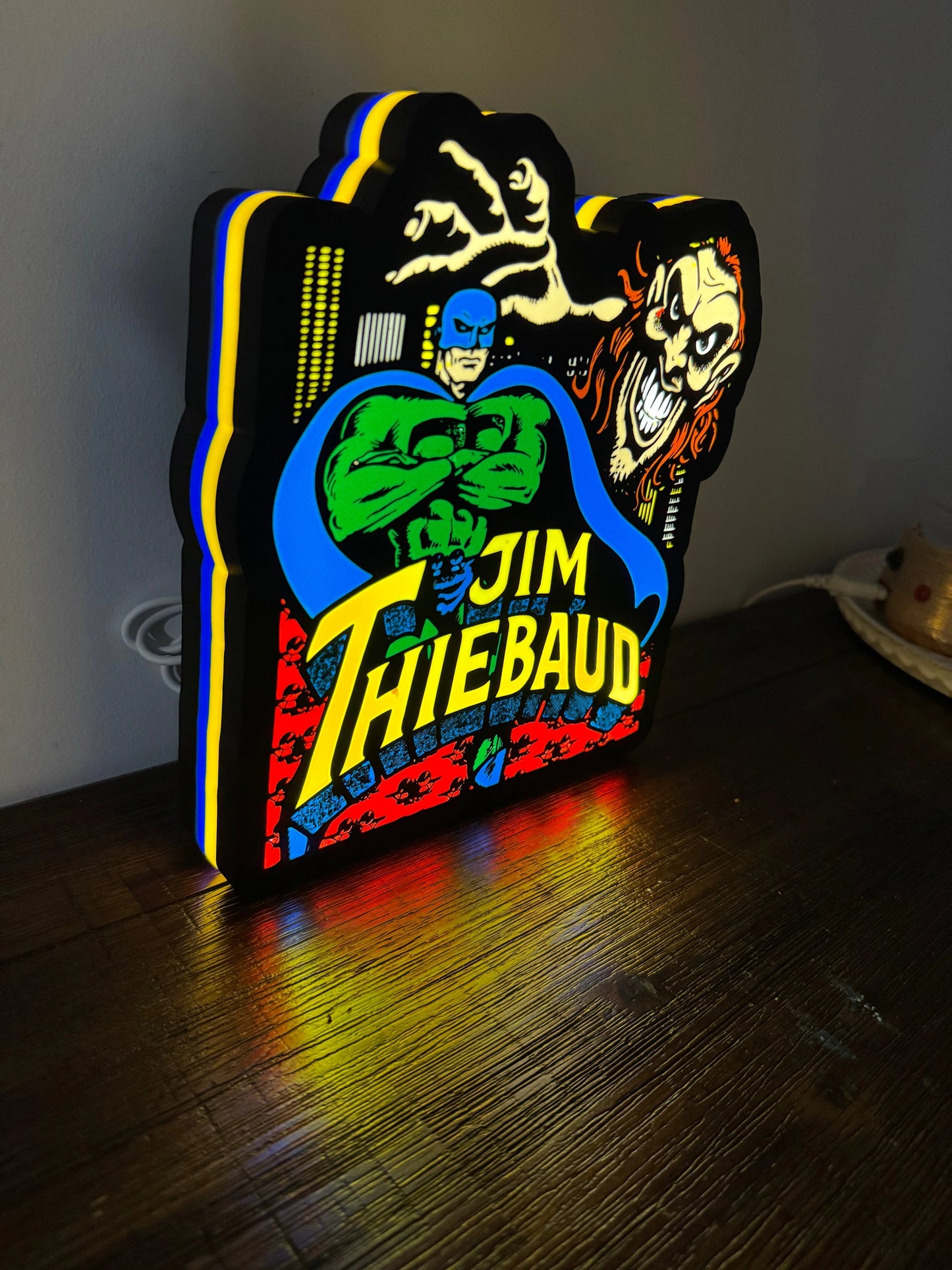 Jim Thiebaud - Skate Artwork - LED Light up artwork / Wall Art / Sign
