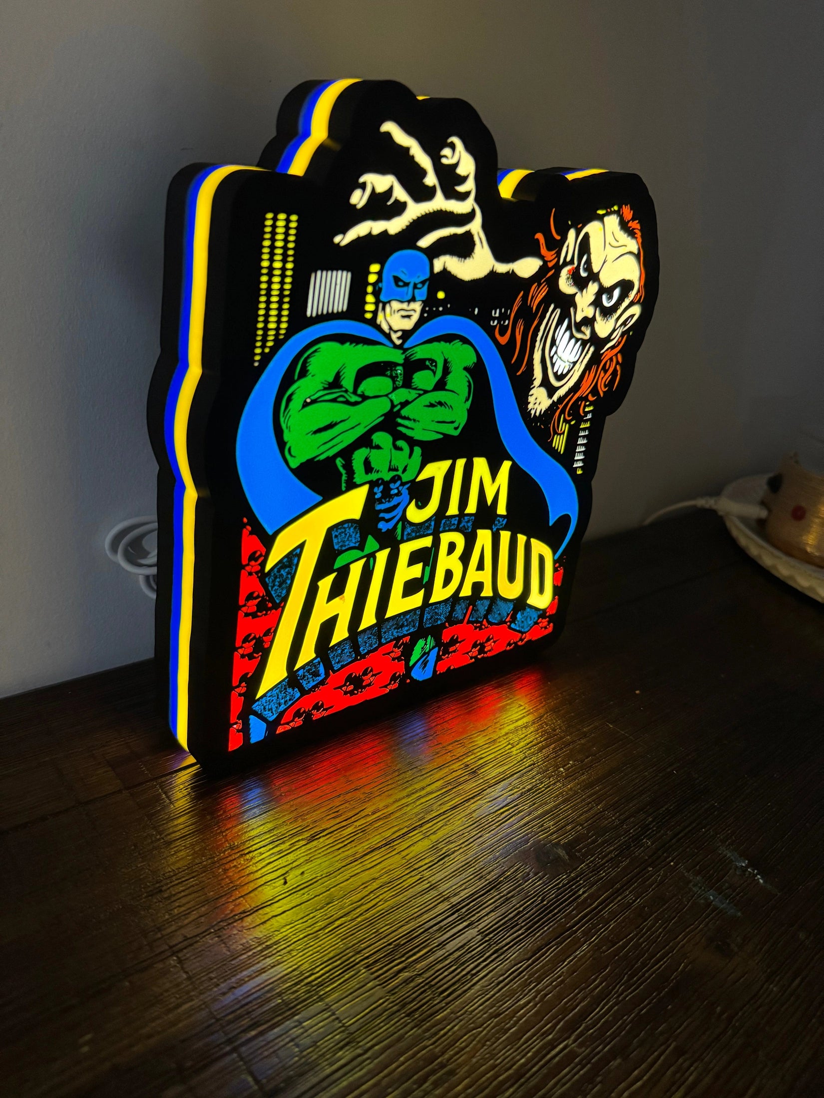 Jim Thiebaud - Skate Artwork - LED Light up artwork / Wall Art / Sign