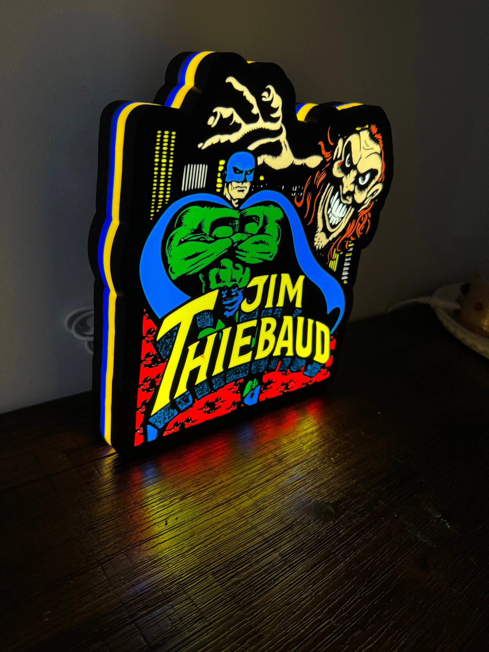 Jim Thiebaud - Skate Artwork - LED Light up artwork / Wall Art / Sign