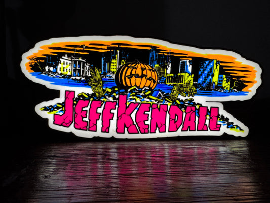 Jeff Kendall Skate Artwork - LED Light up artwork / Wall Art / Sign