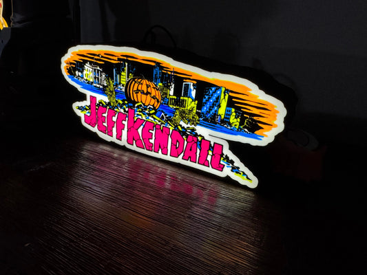 Jeff Kendall Skate Artwork - LED Light up artwork / Wall Art / Sign