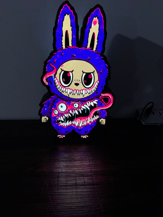 Scary Labubu: Mimic’s can look like anything these days! LED USB Light!