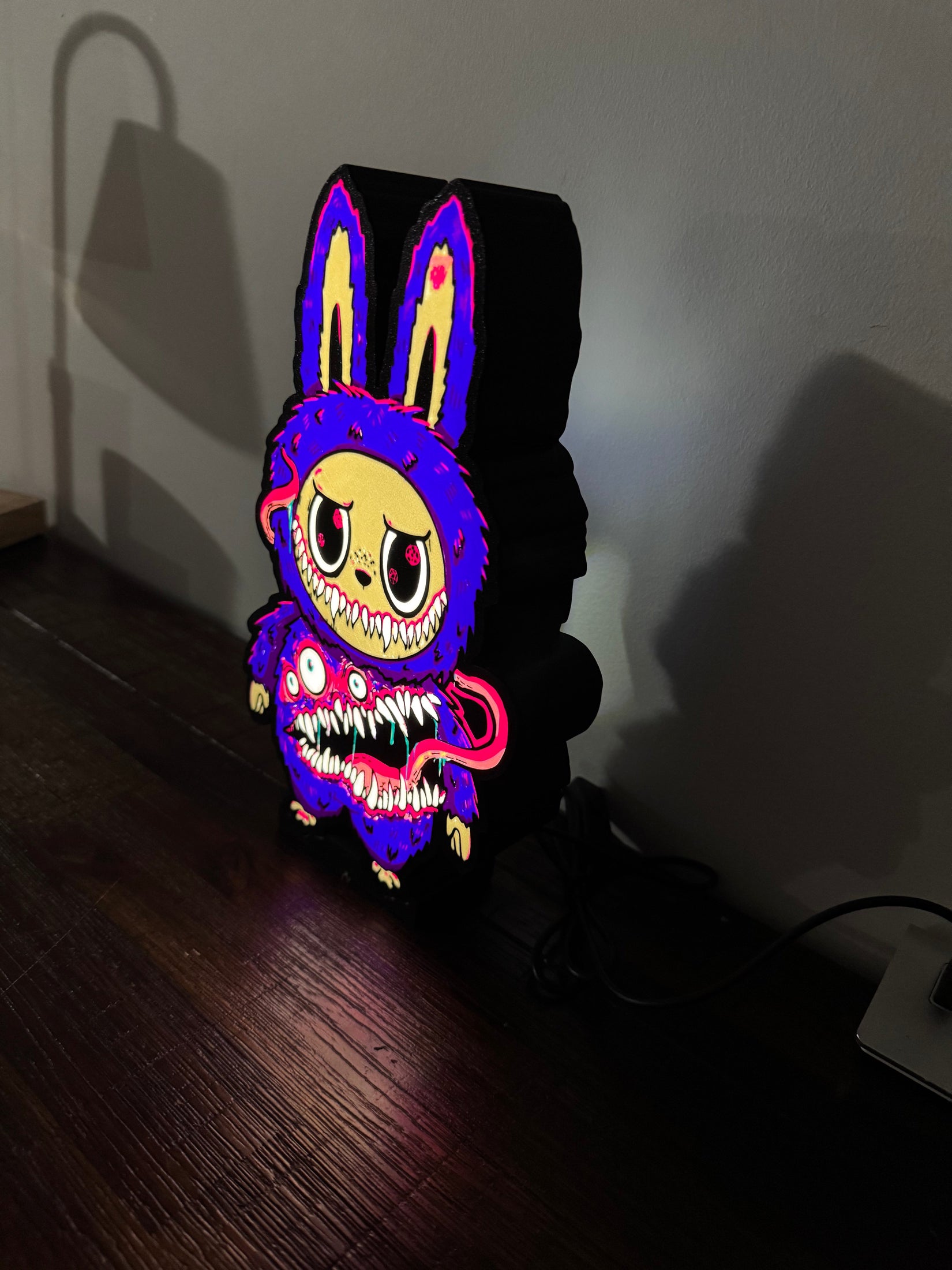 Scary Labubu: Mimic’s can look like anything these days! LED USB Light!