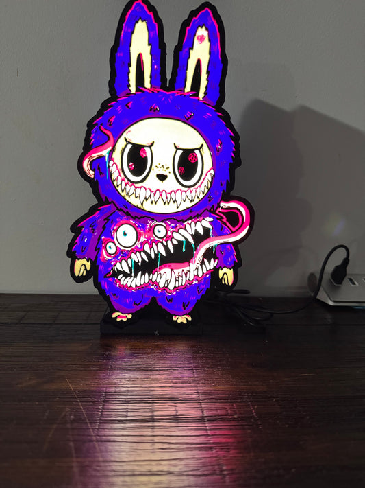 Scary Labubu: Mimic’s can look like anything these days! LED USB Light!