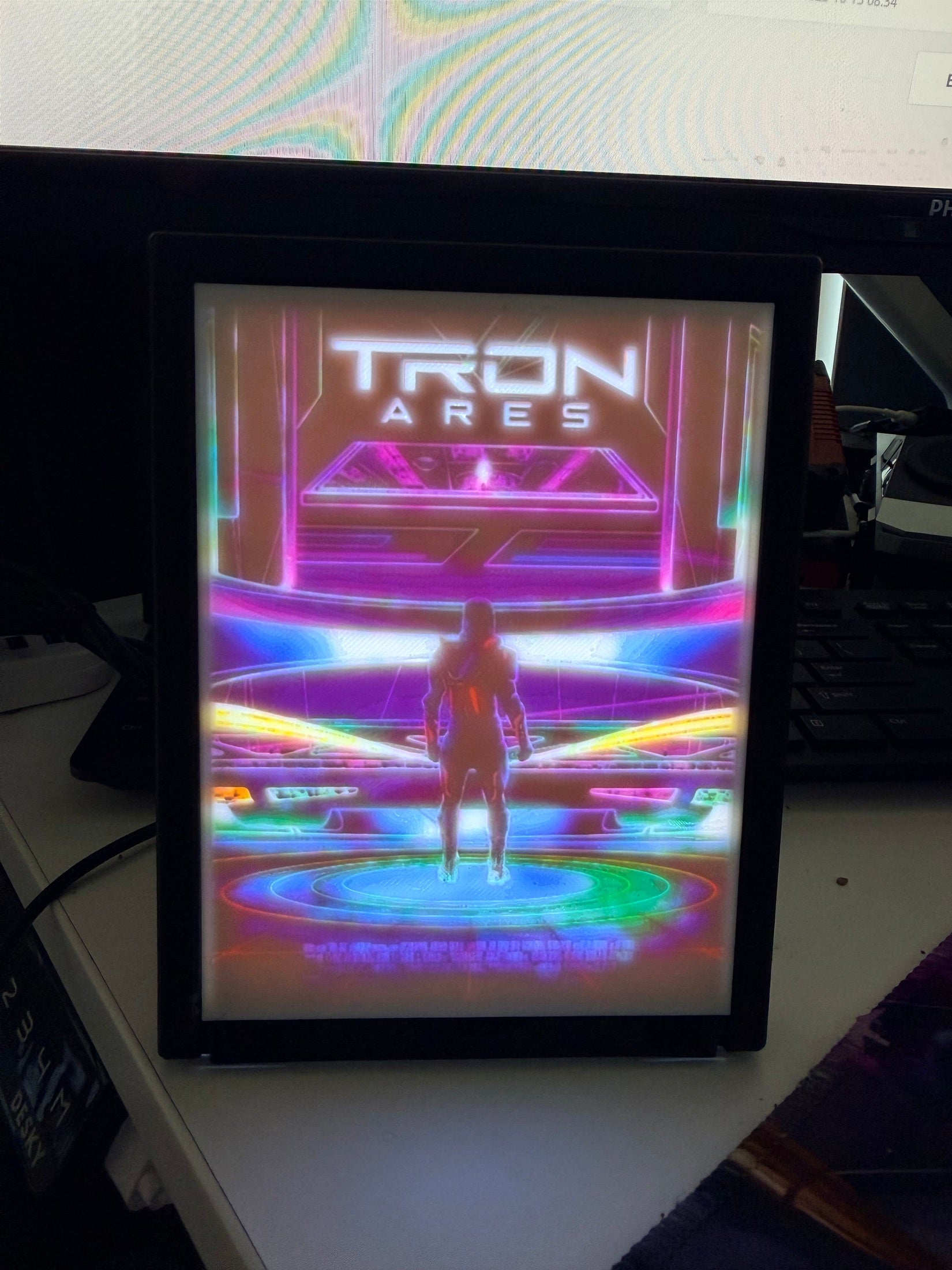 TRON ARES - Flynn's Grid - LED Light Up Sign - USB Powered