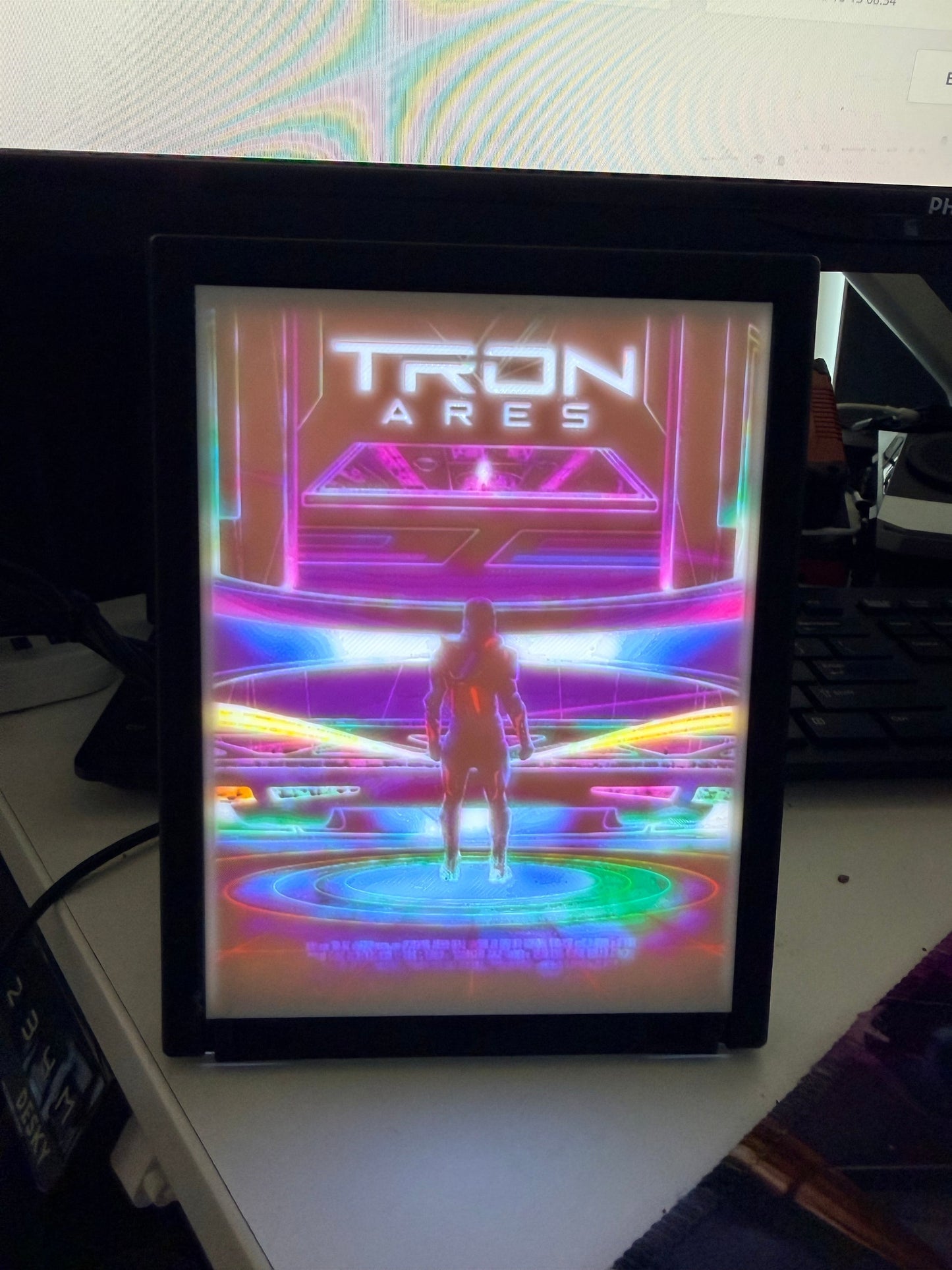 TRON ARES - Flynn's Grid - LED Light Up Sign - USB Powered