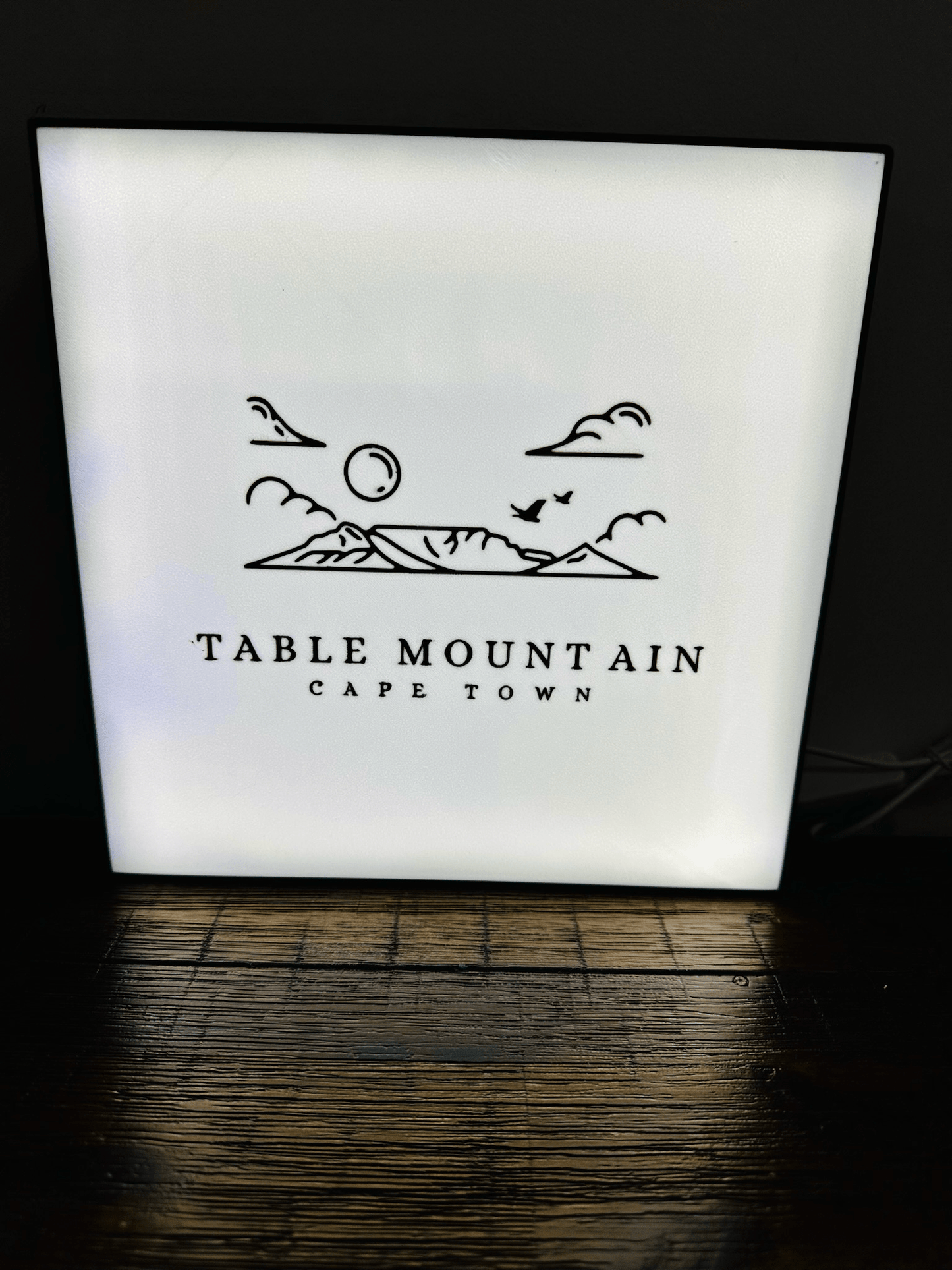 Table Mountain Cape Town Illuminated Sign - Bring South Africa's Beauty Home!