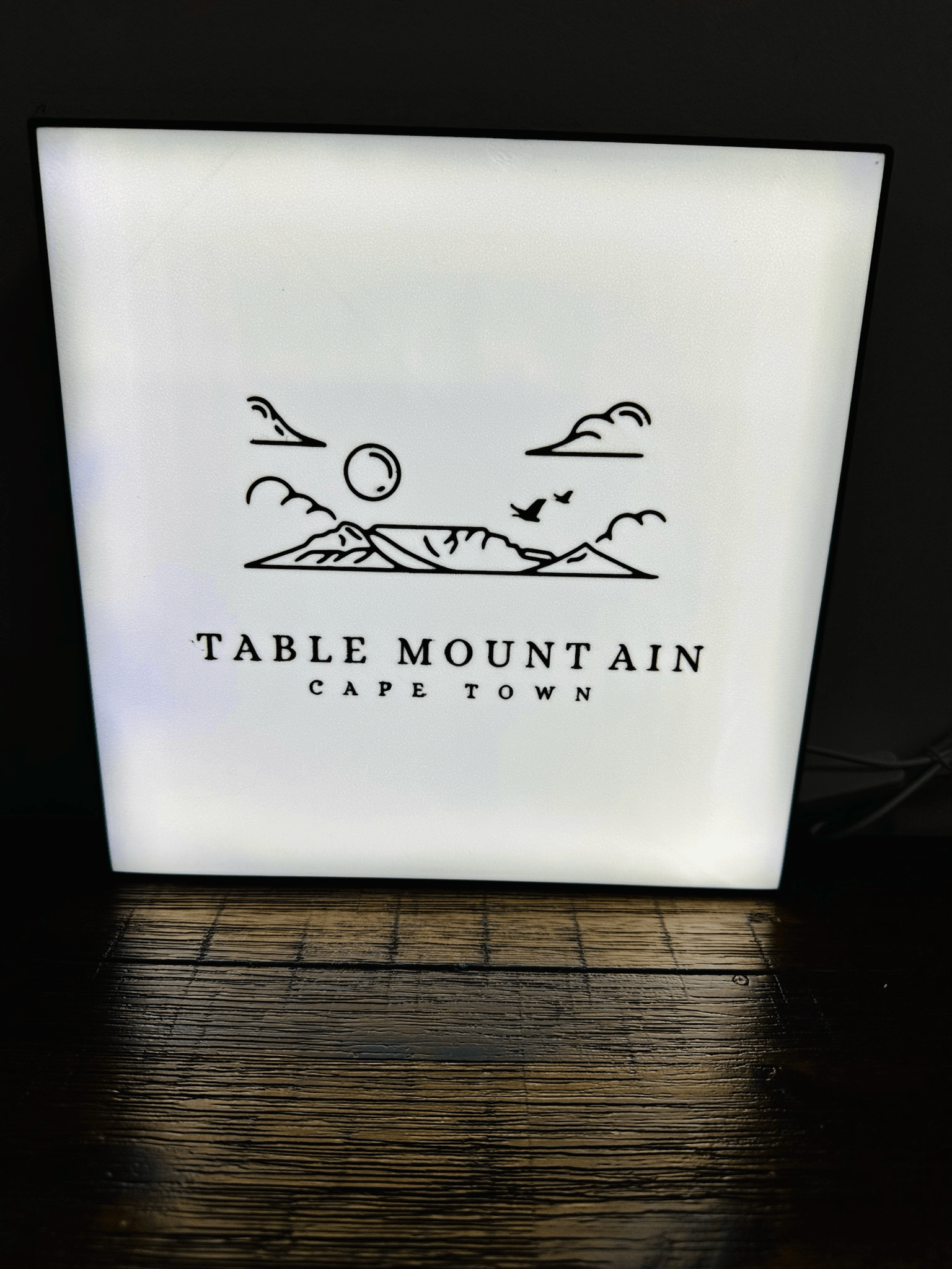 Table Mountain Cape Town Illuminated Sign - Bring South Africa's Beauty Home!