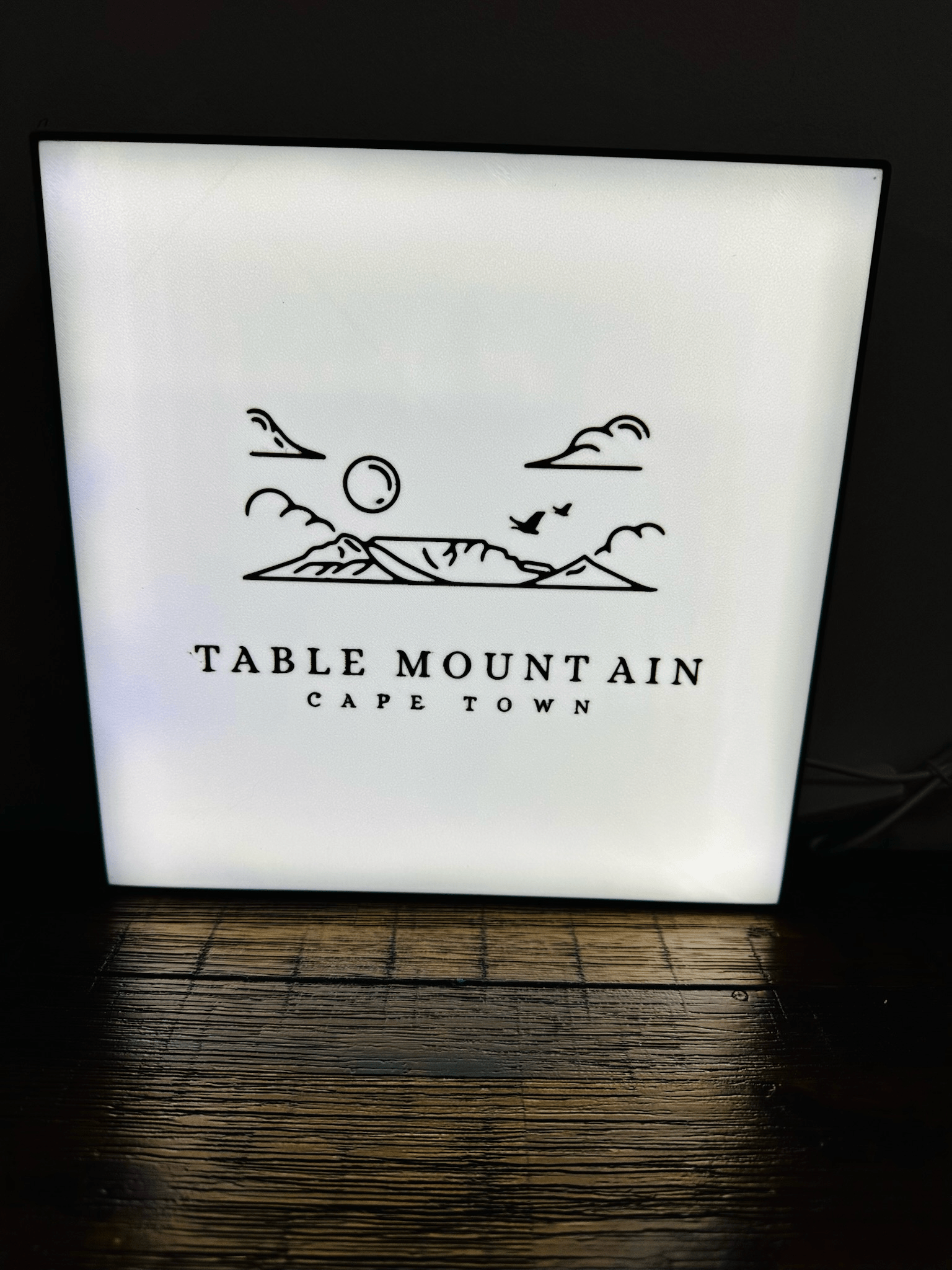 Table Mountain Cape Town Illuminated Sign - Bring South Africa's Beauty Home!