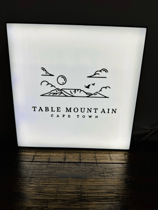 Table Mountain Cape Town Illuminated Sign - Bring South Africa's Beauty Home!