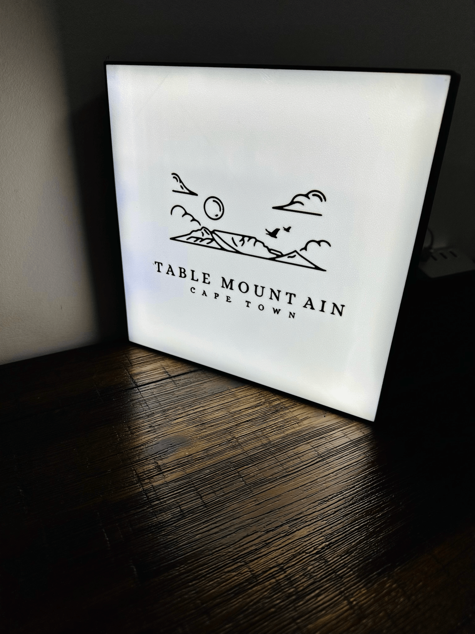 Table Mountain Cape Town Illuminated Sign - Bring South Africa's Beauty Home!