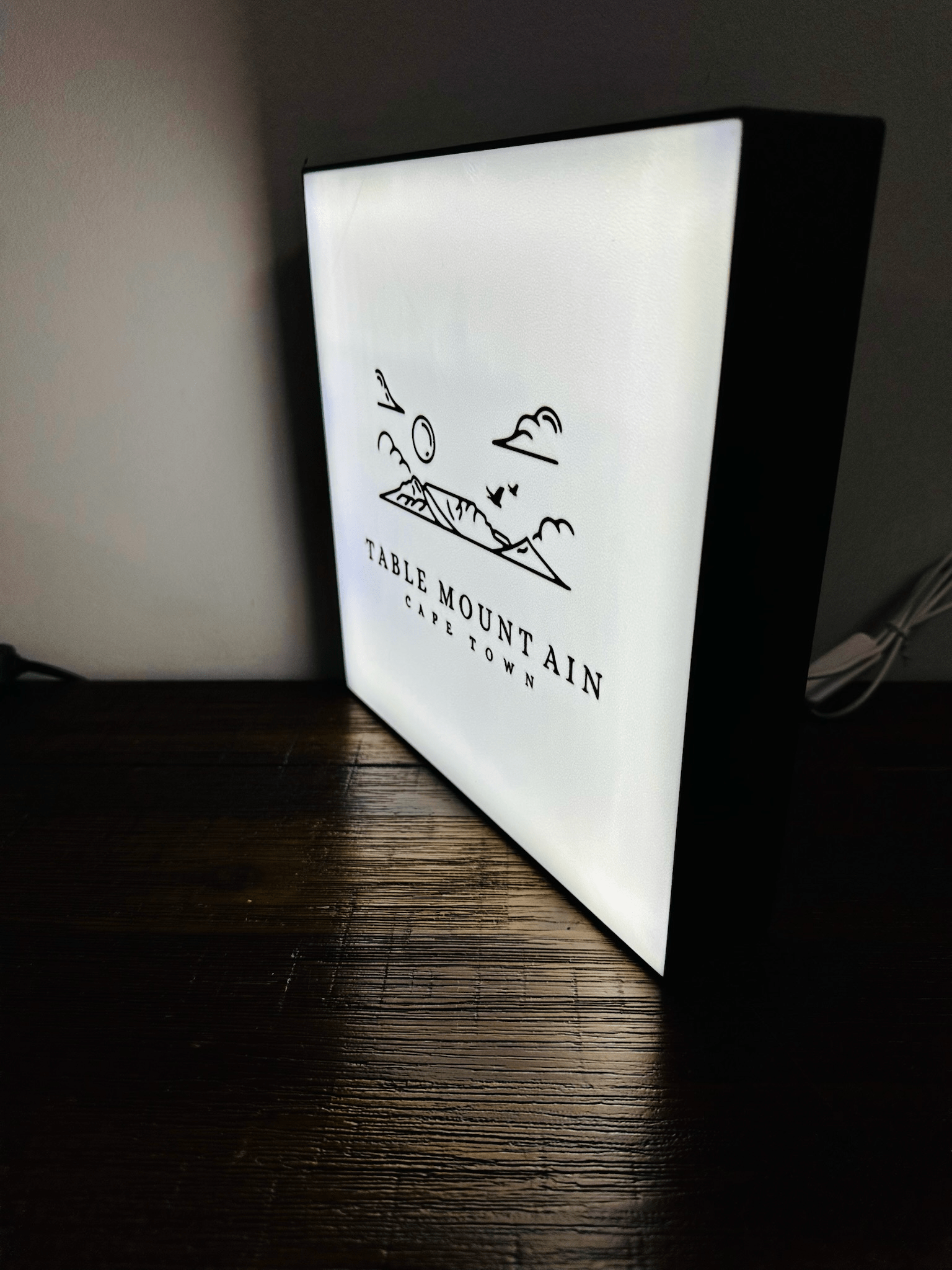 Table Mountain Cape Town Illuminated Sign - Bring South Africa's Beauty Home!