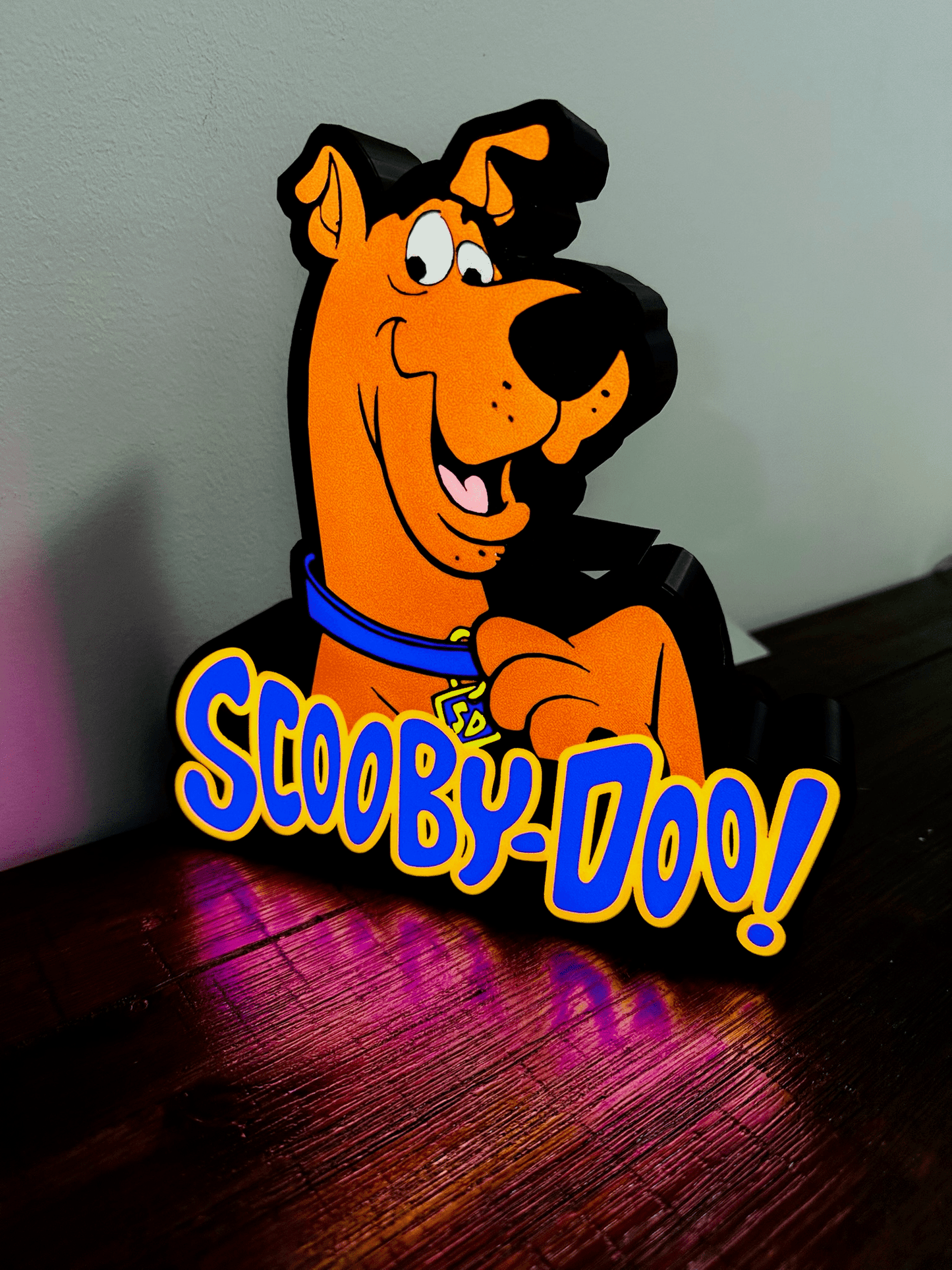 Scooby Doo and Logo - Light up Sign - USB Powered