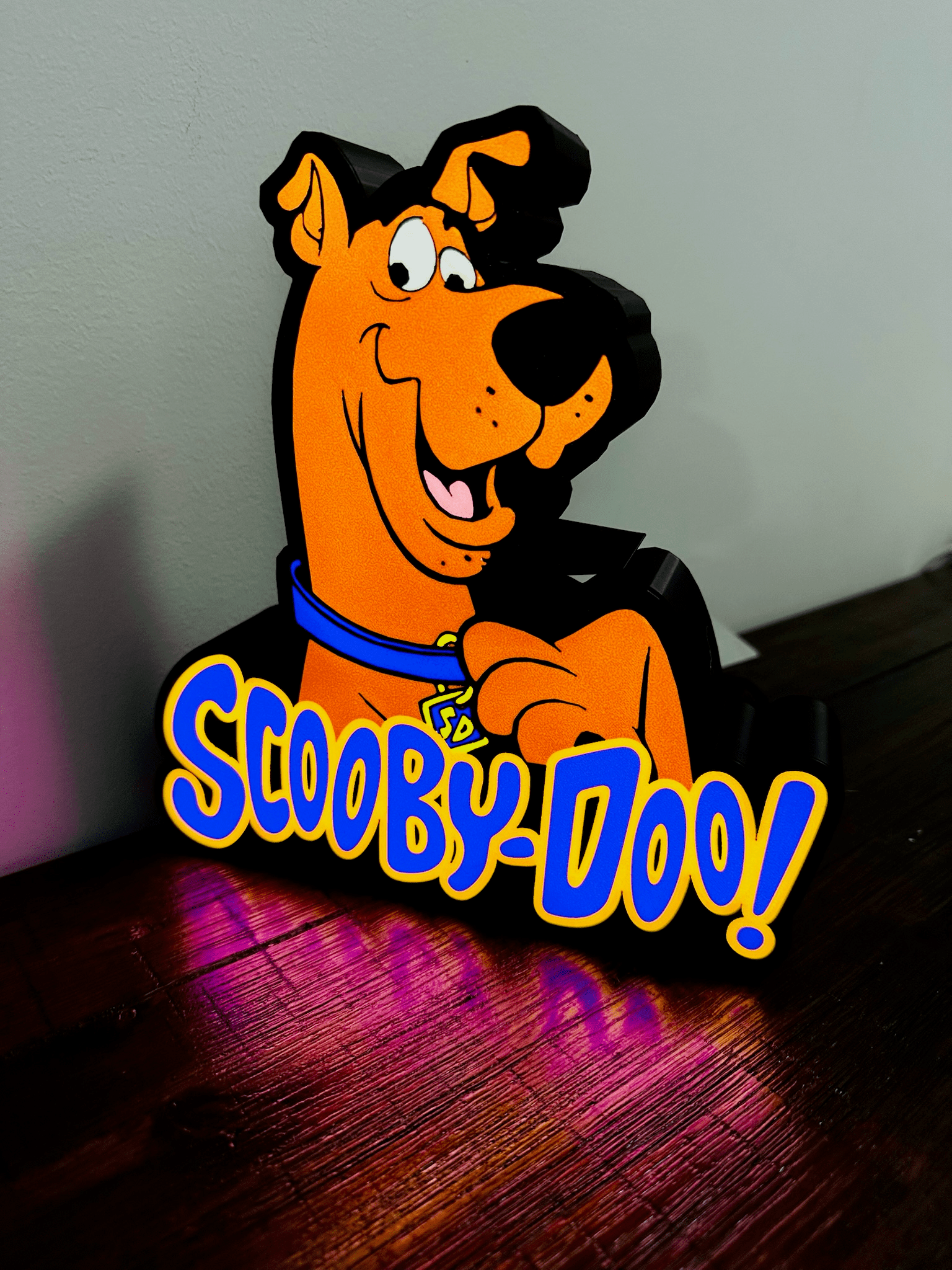 Scooby Doo and Logo - Light up Sign - USB Powered