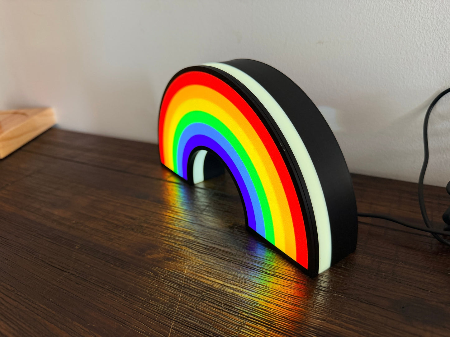 Rainbow LED Light Up Sign - USB Powered