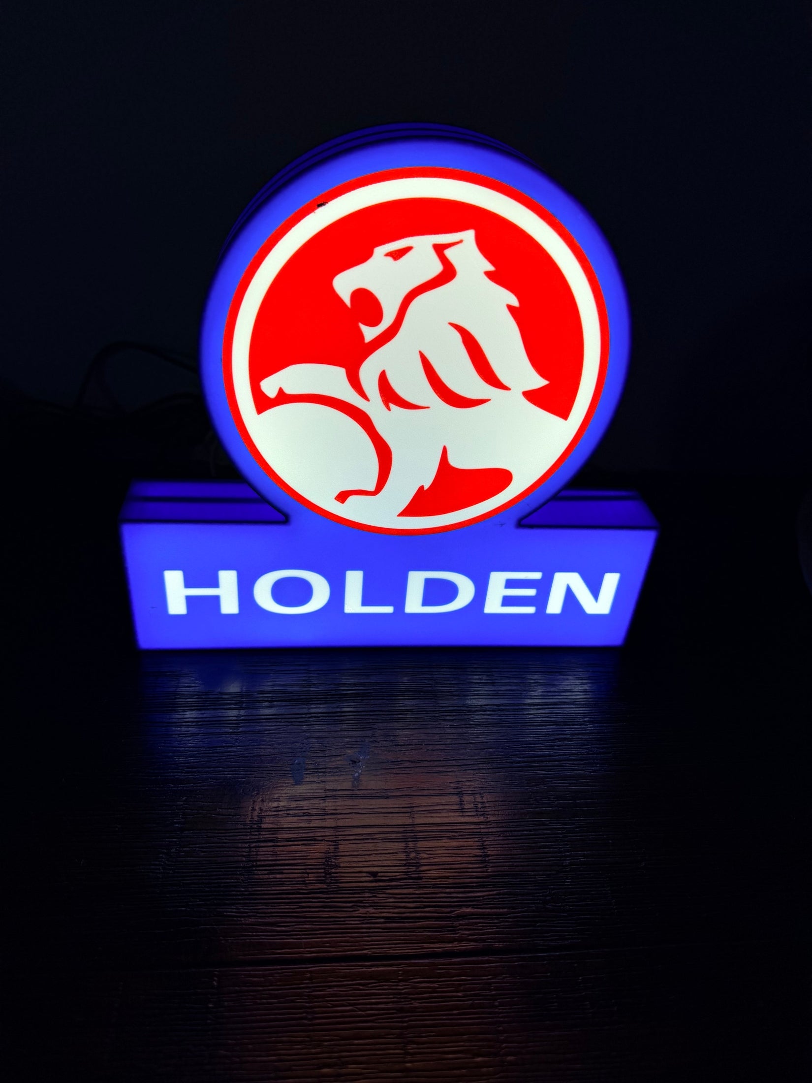 Holden Logo - LED Light up sign - USB Powered