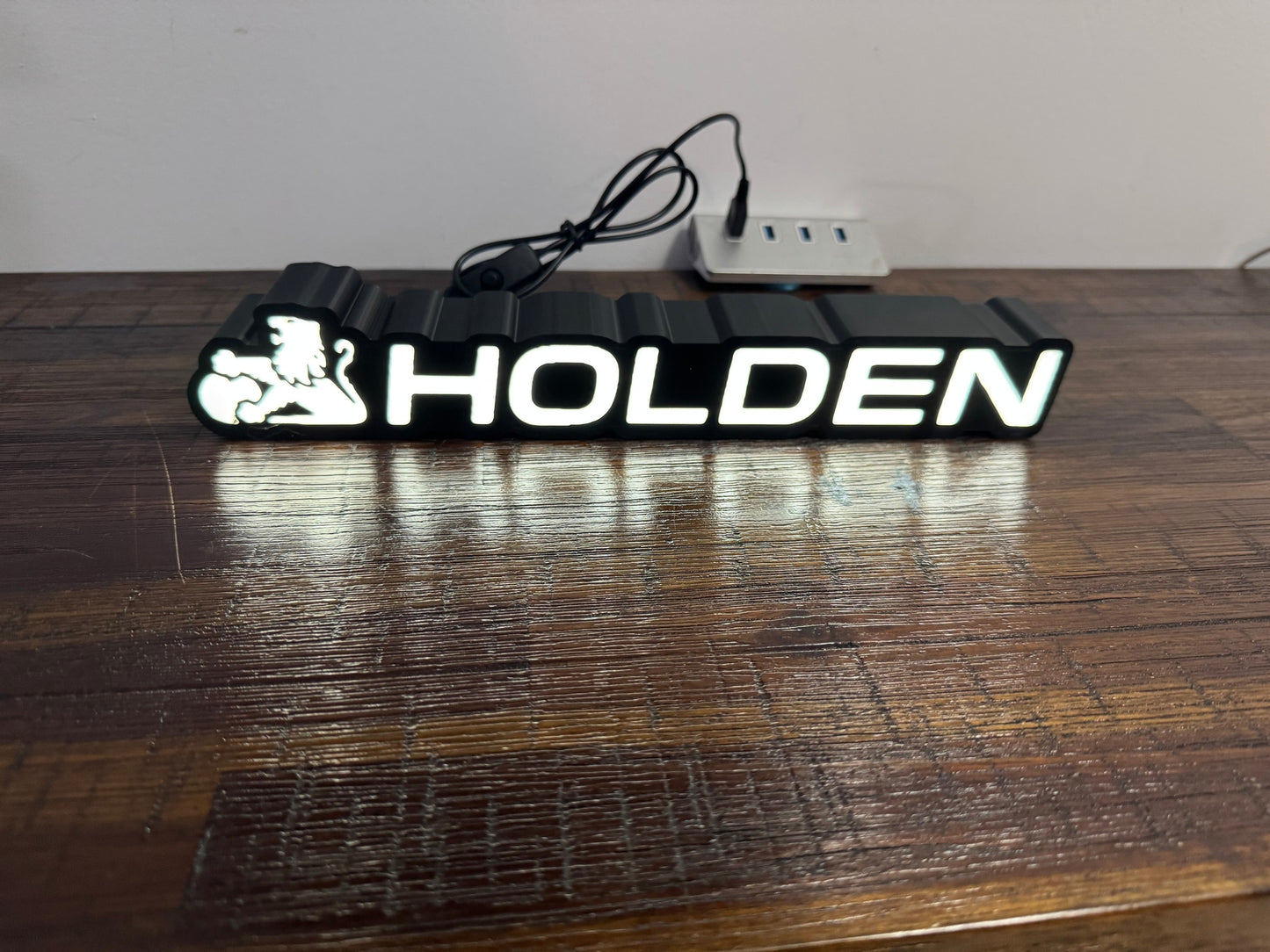 Holden Lion Badge Logo - Light Up Artwork / Wall Art / Sign