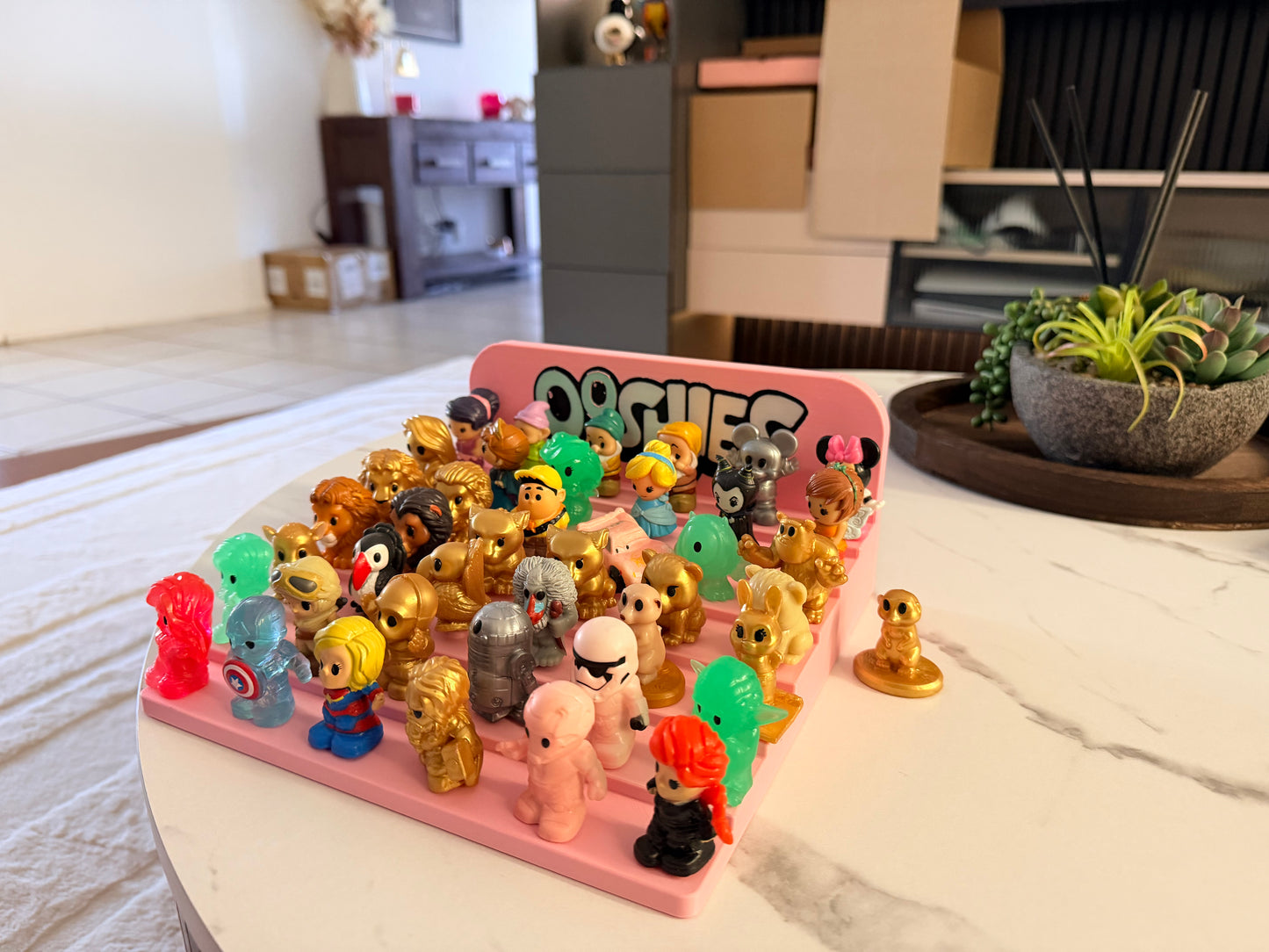 Ooshies Display Stand Holder 42 Figure Rack | Woolworths Ooshie Collectors AU