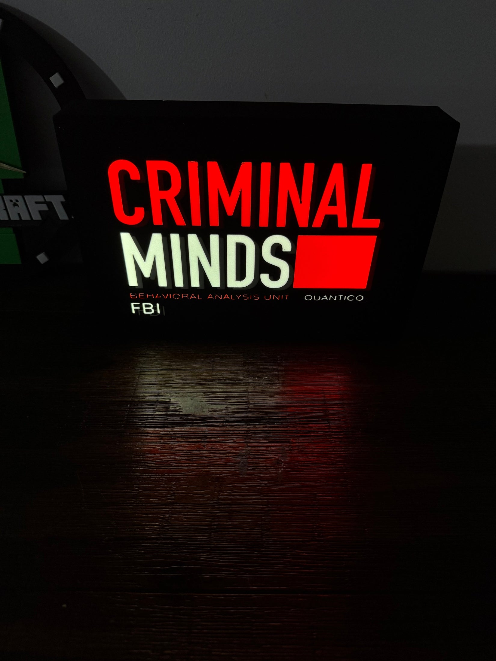 Criminal Minds - LED Light Up Sign - USB Powered