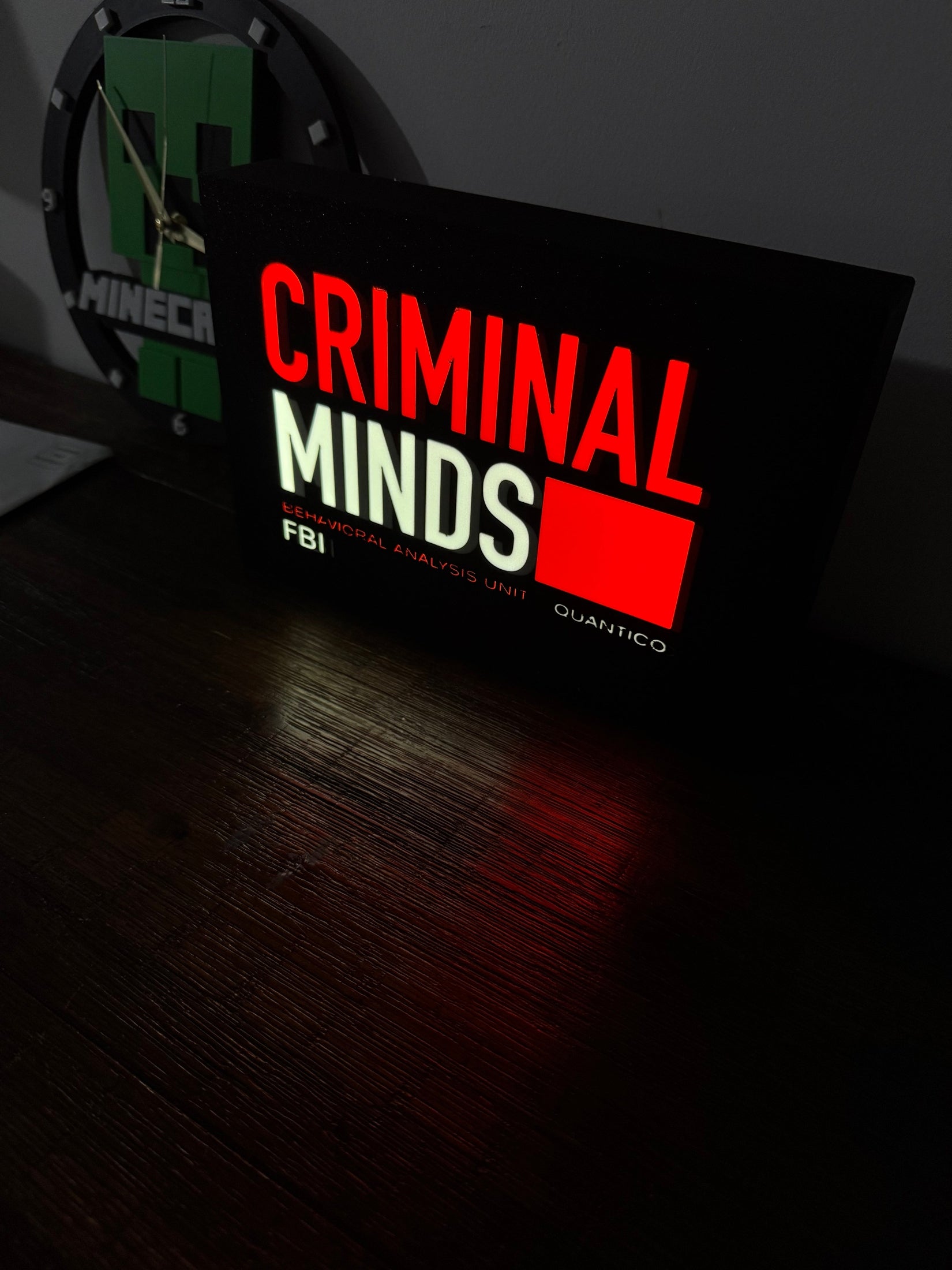 Criminal Minds - LED Light Up Sign - USB Powered