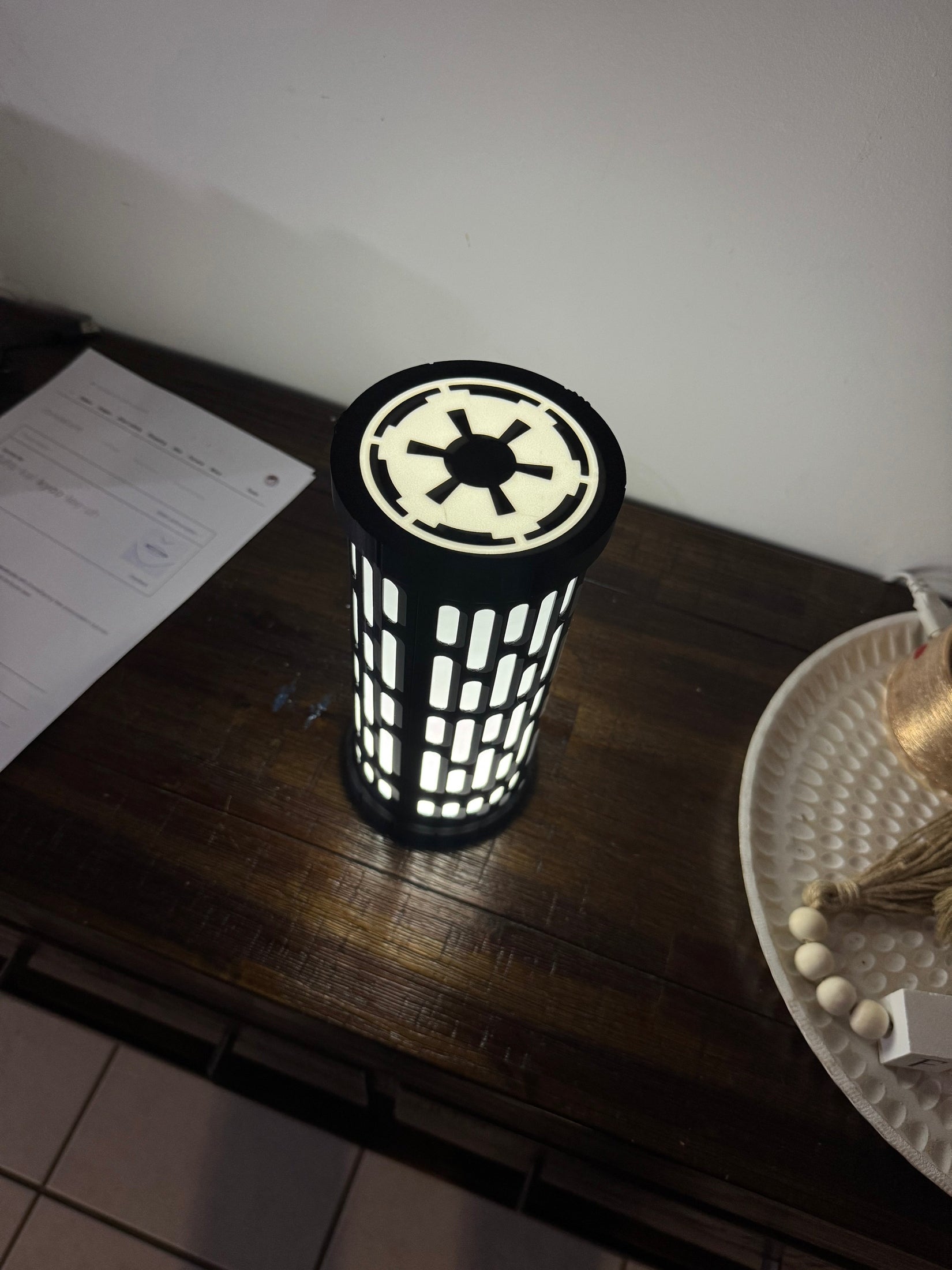 Star Wars Galactic Empire Lamp - LED Desk Lamp - USB Powered