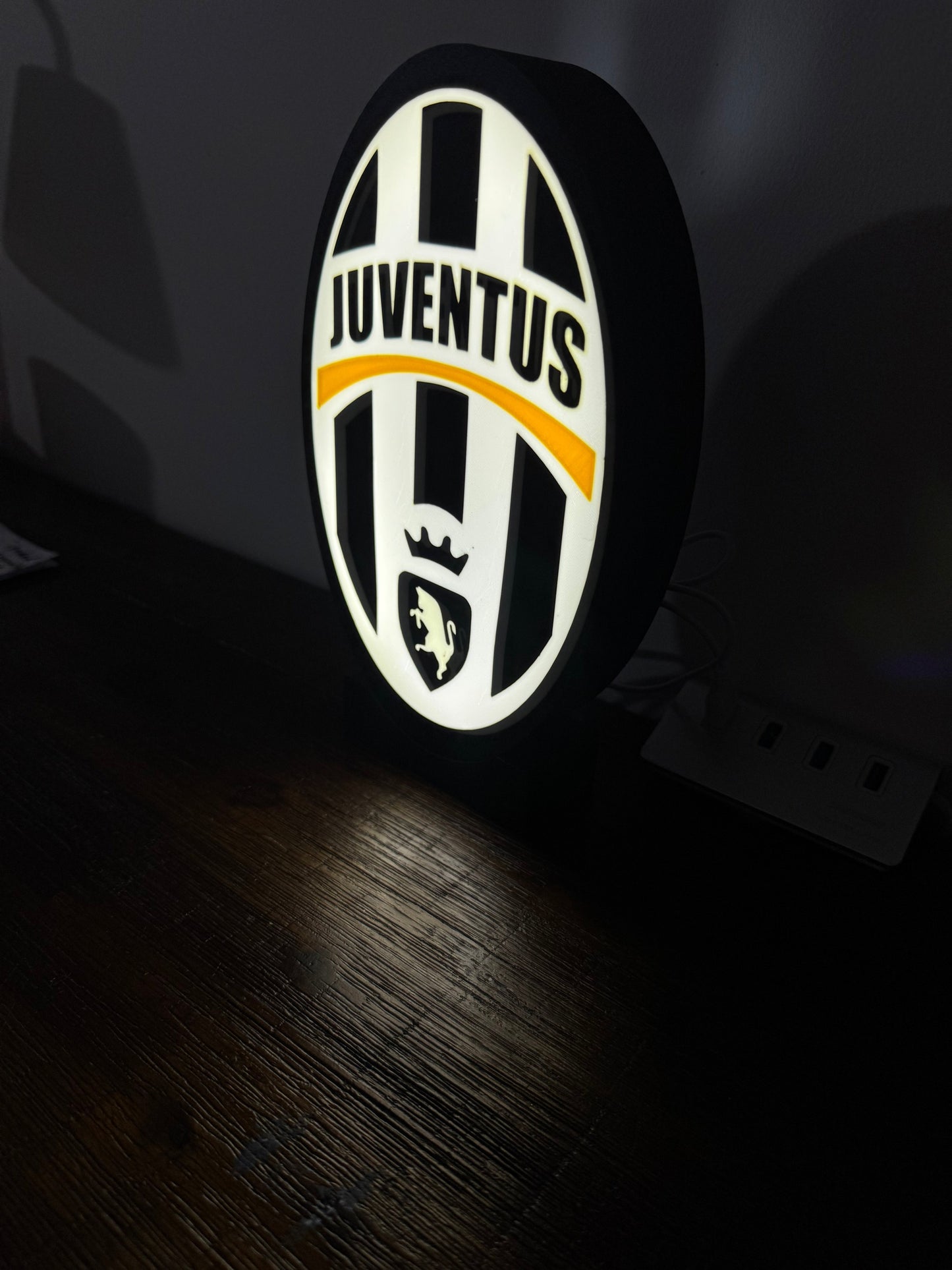 Juventus Logo - LED Light Up Sign - USB Powered