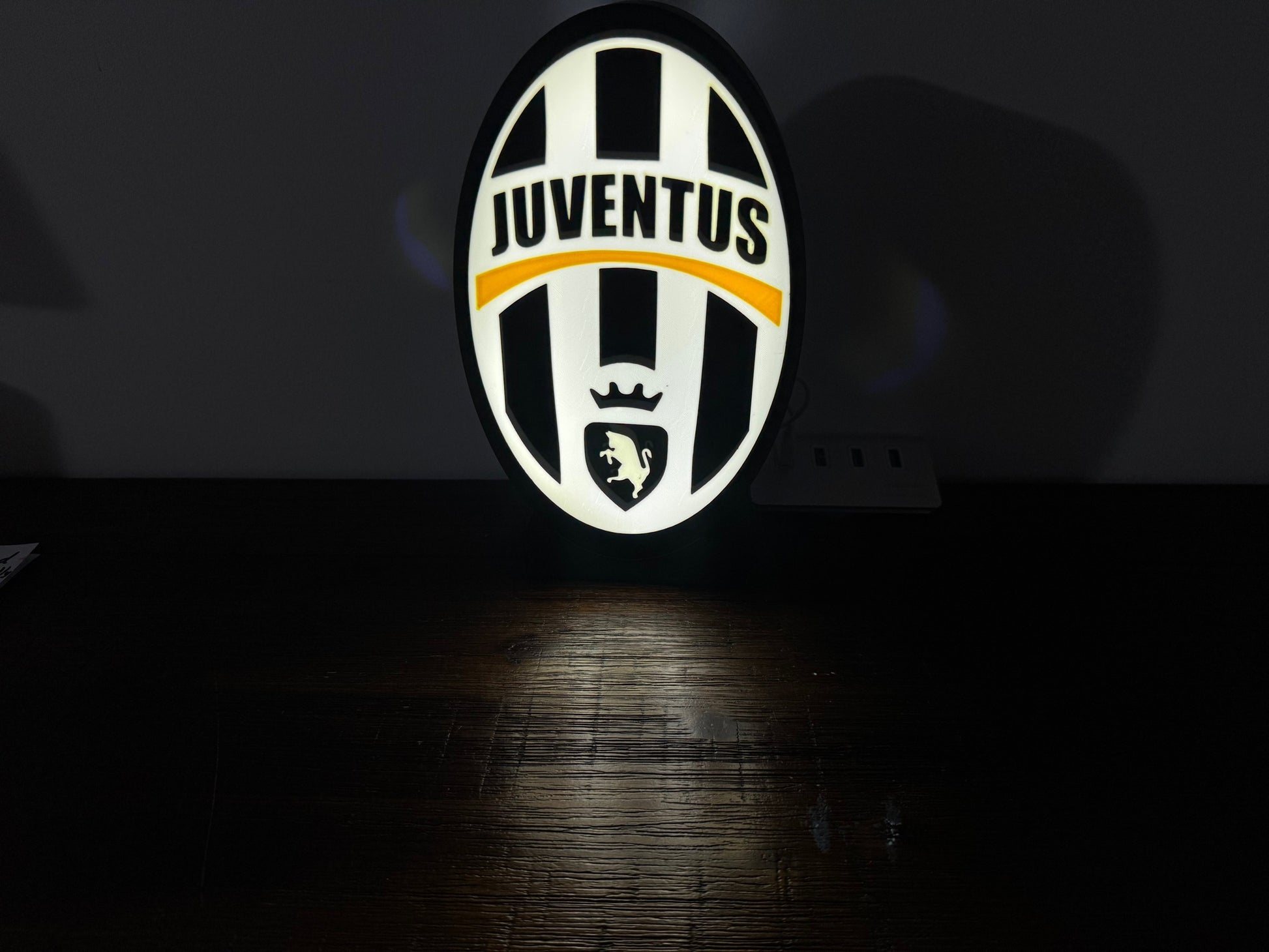 Juventus Logo - LED Light Up Sign - USB Powered