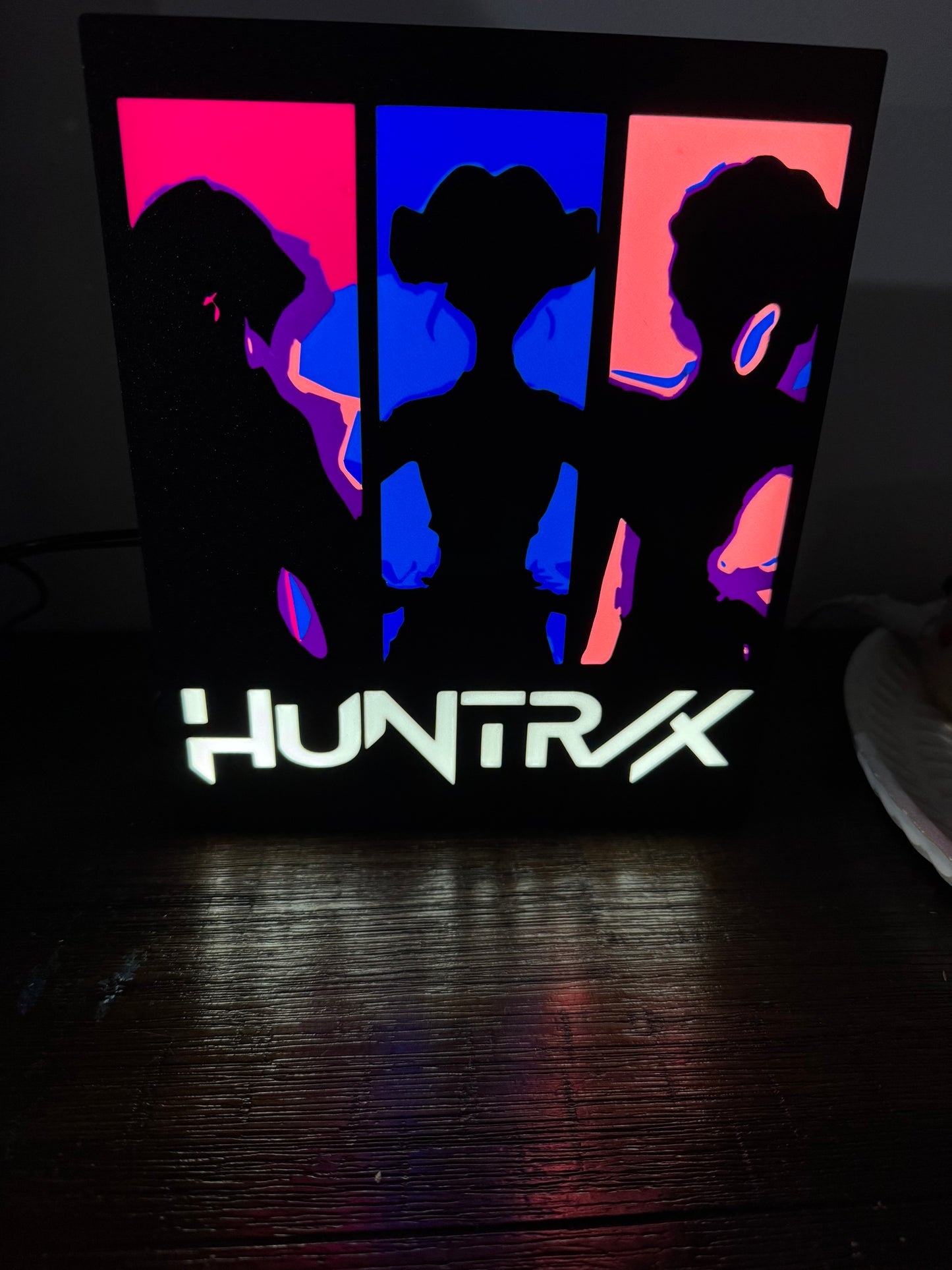 HUNTR/X - LED Light Up Sign - USB Powered