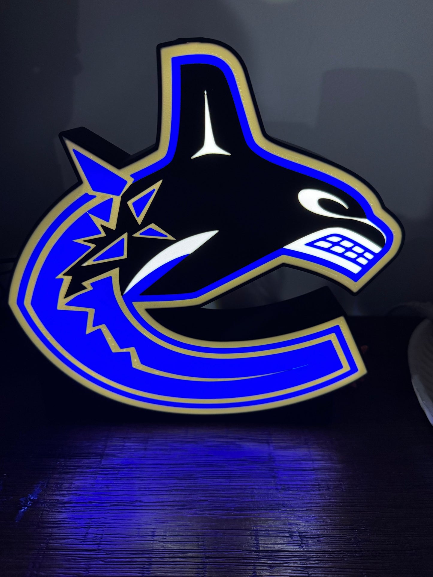 Vancouver Canucks - LED Light Up Sign - USB Powered