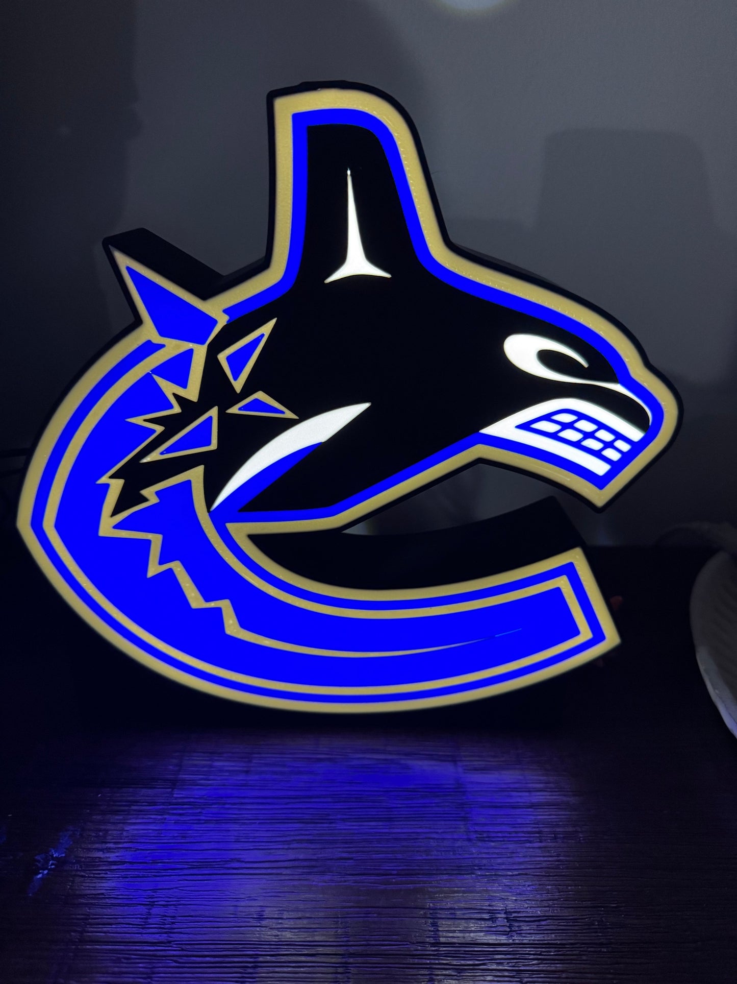 Vancouver Canucks - LED Light Up Sign - USB Powered